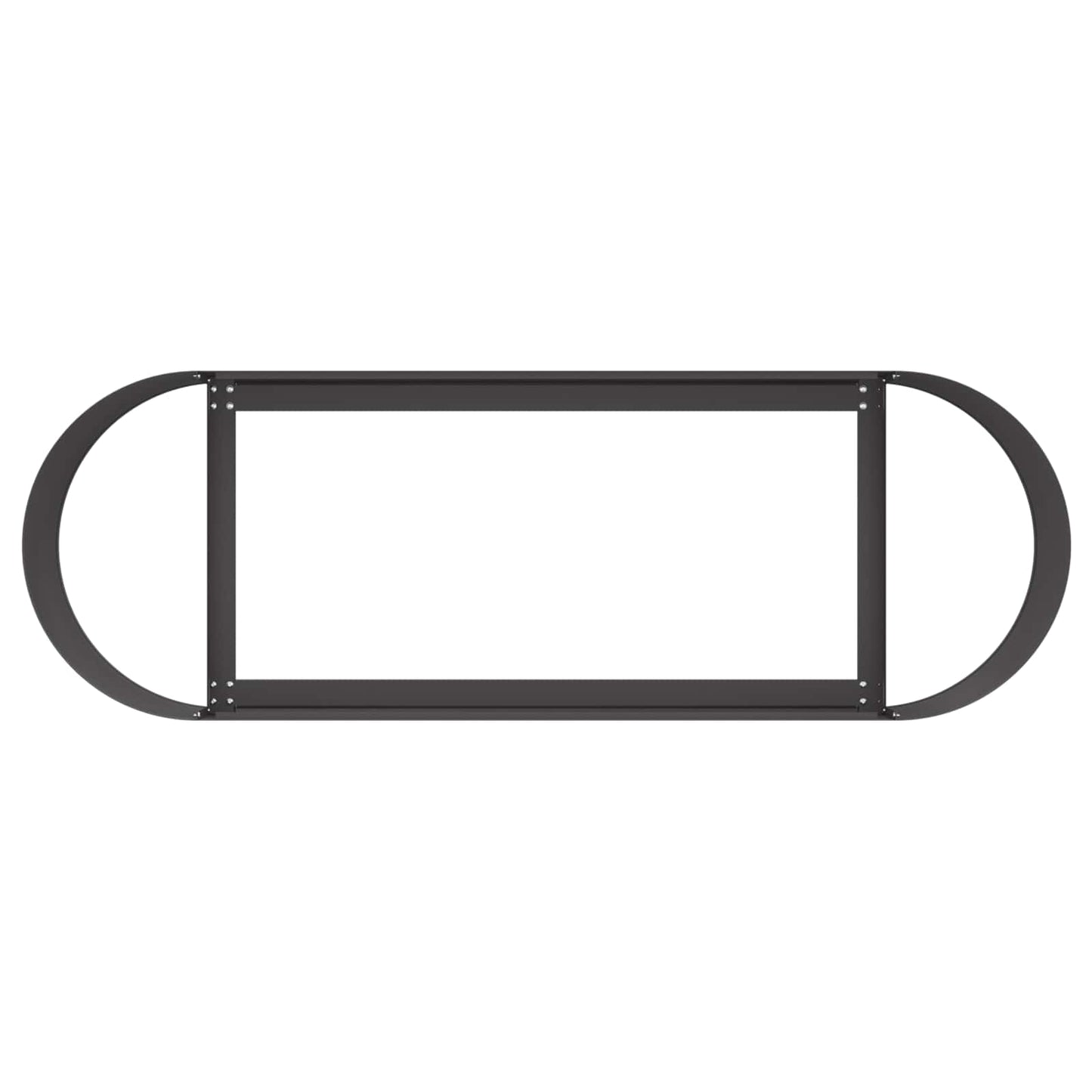 Verhoogd Tuinbed Zwart 120 x 40 x 40 cm Staal is nu te koop bij PeponiXL, paradijselijk wonen!