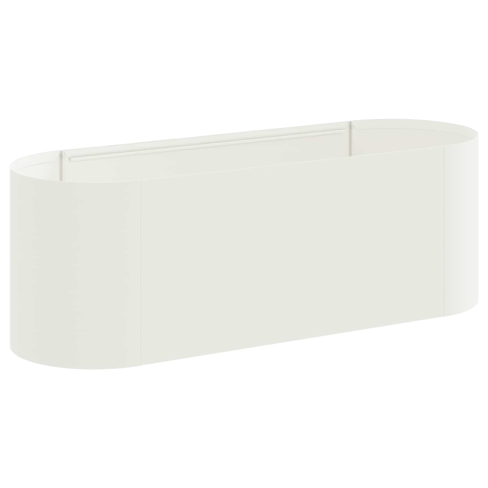 Verhoogd Tuinbed Wit 120 x 40 x 40 cm is nu te koop bij PeponiXL, paradijselijk wonen!