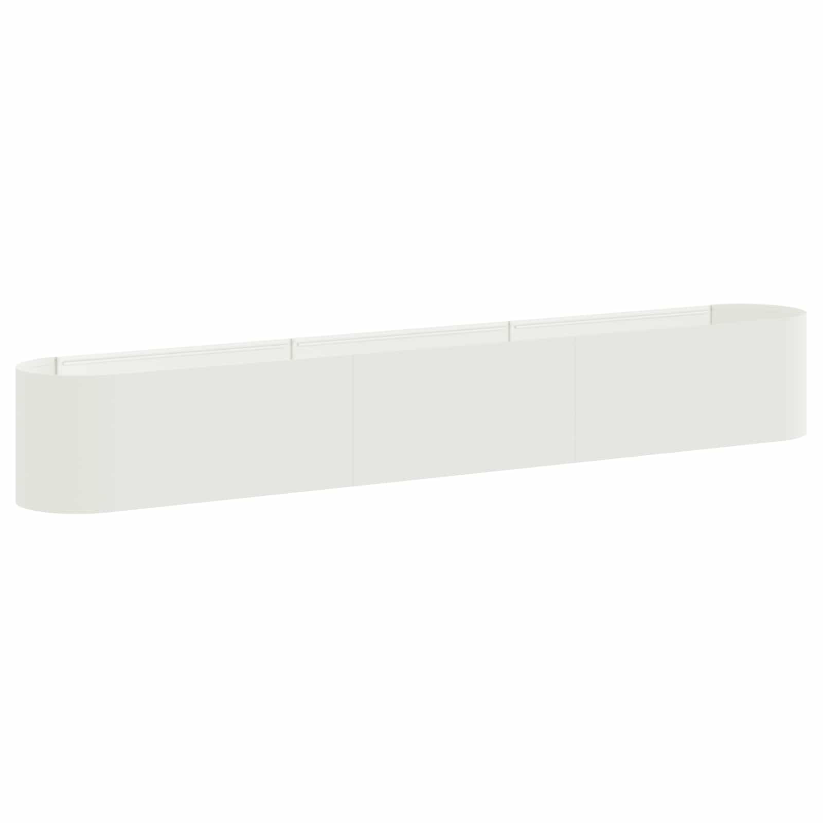 Verhoogd Tuinbed Wit 280 x 40 x 40 cm is nu te koop bij PeponiXL, paradijselijk wonen!