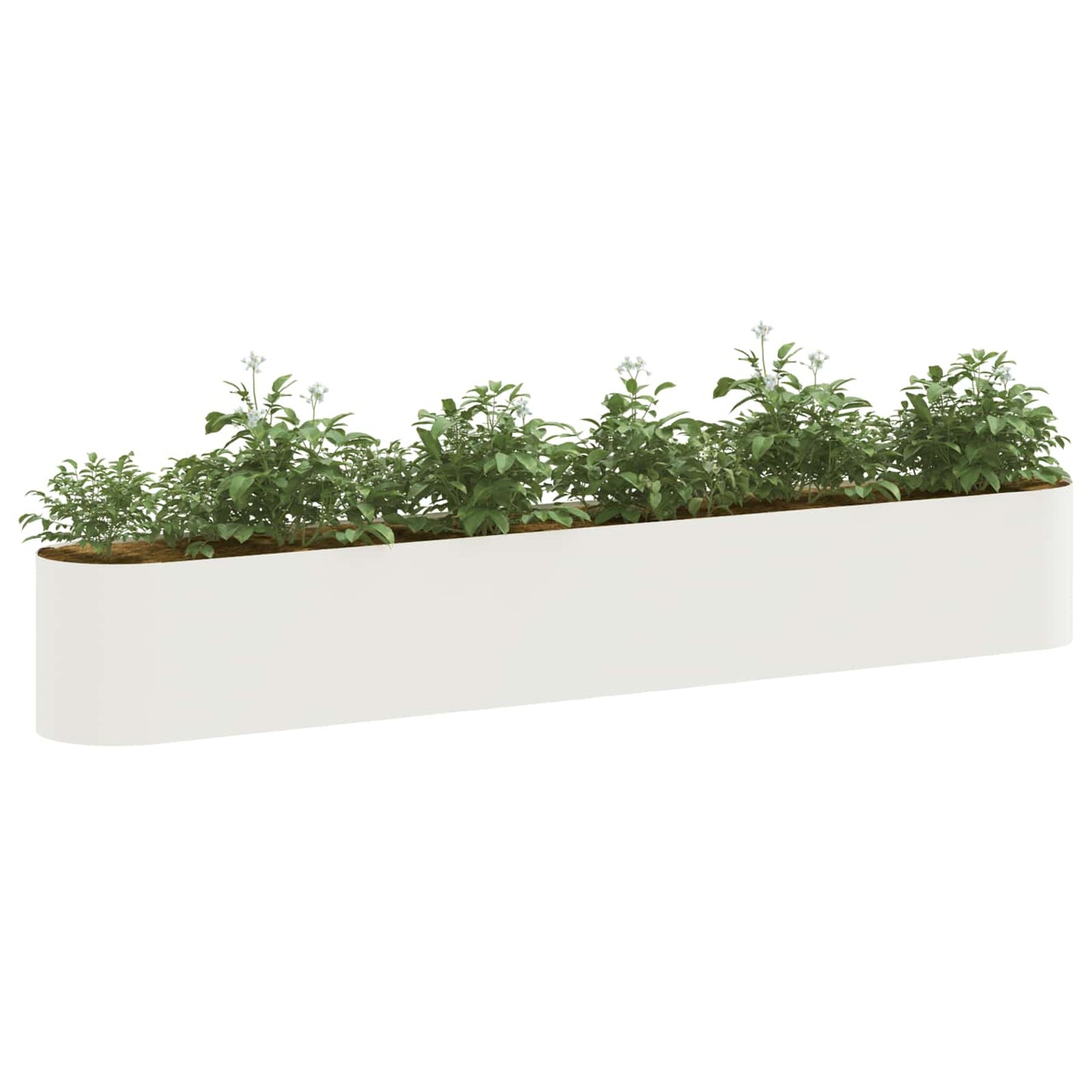 Verhoogd Tuinbed Wit 280 x 40 x 40 cm is nu te koop bij PeponiXL, paradijselijk wonen!