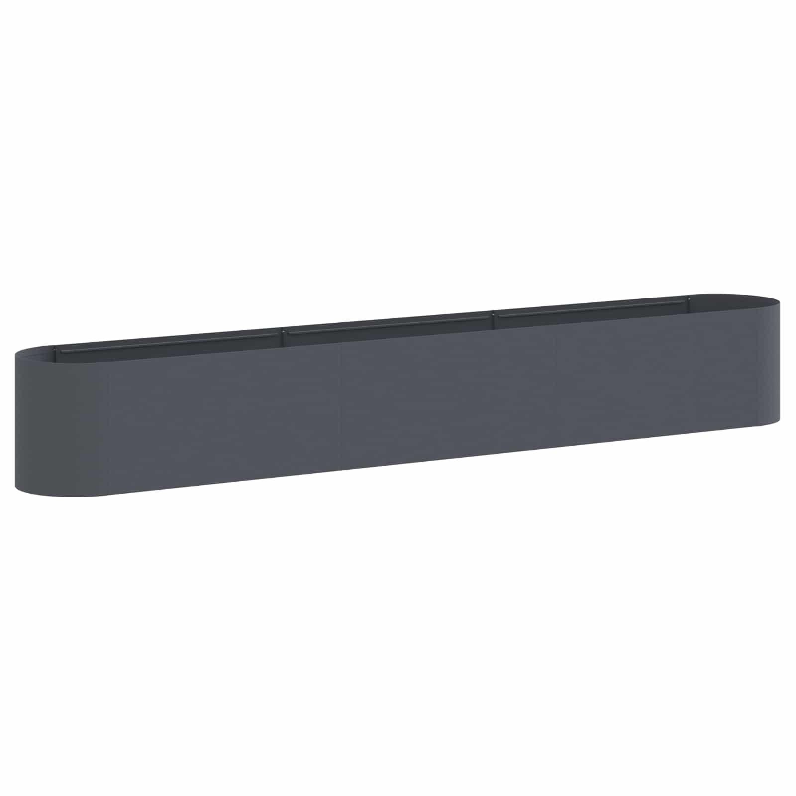 Verhoogd Tuinbed Antracietkleurig 280 x 40 x 40 cm is nu te koop bij PeponiXL, paradijselijk wonen!