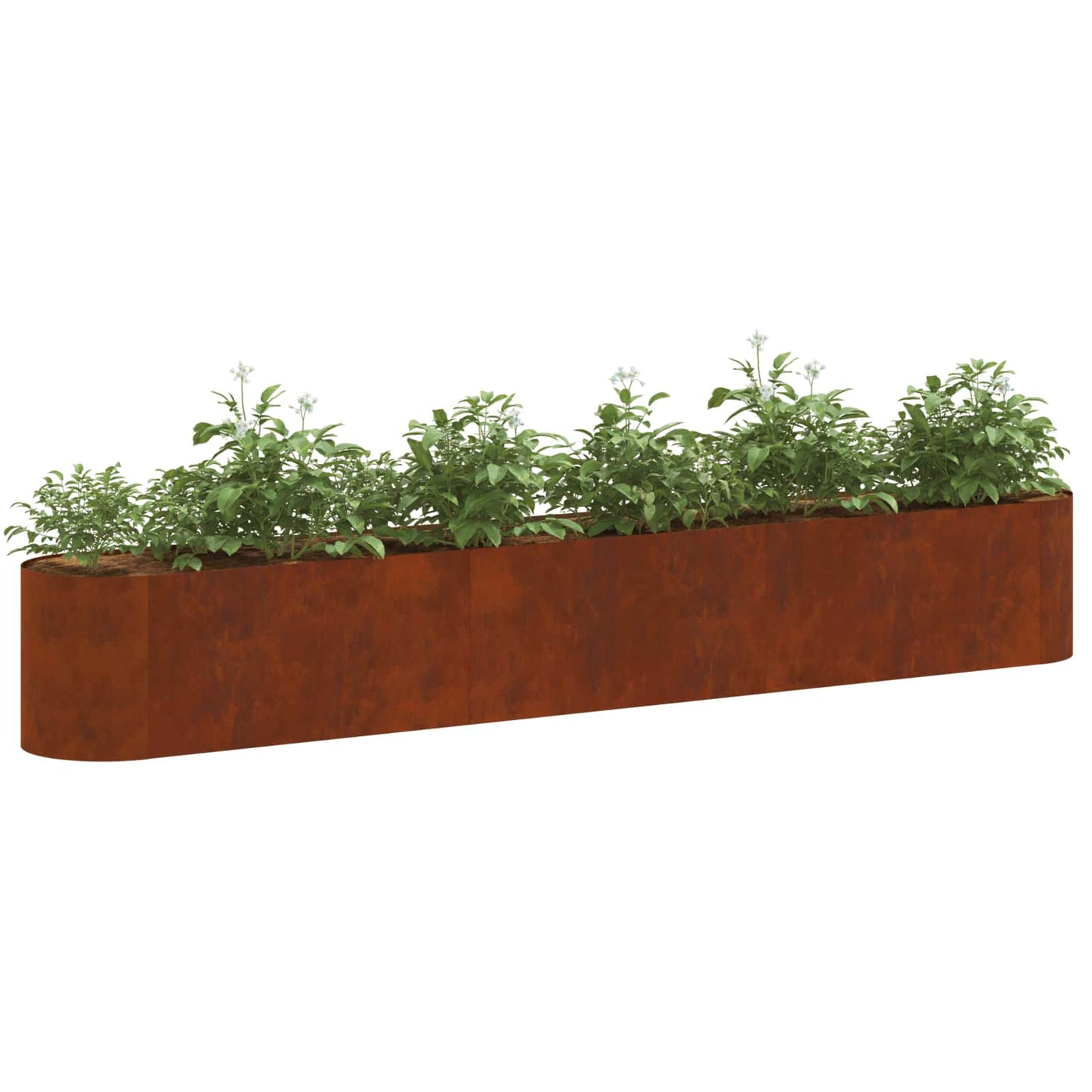 Verhoogd Tuinbed weervast staal 280 x 40 x 40 cm is nu te koop bij PeponiXL, paradijselijk wonen!