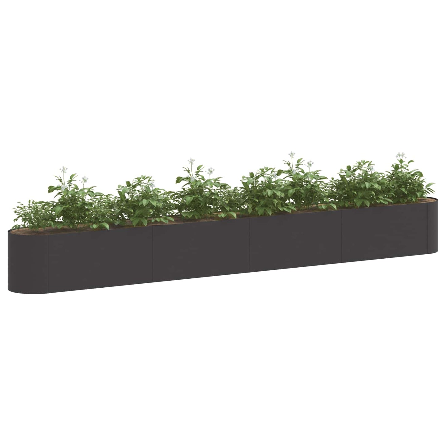Verhoogd Tuinbed Zwart 360 x 40 x 40 cm is nu te koop bij PeponiXL, paradijselijk wonen!
