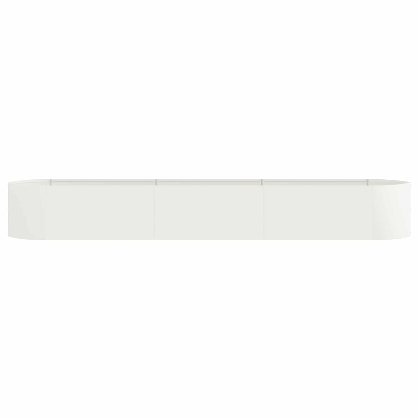 Verhoogd Tuinbed Wit 300 x 40 x 40 cm Staal is nu te koop bij PeponiXL, paradijselijk wonen!