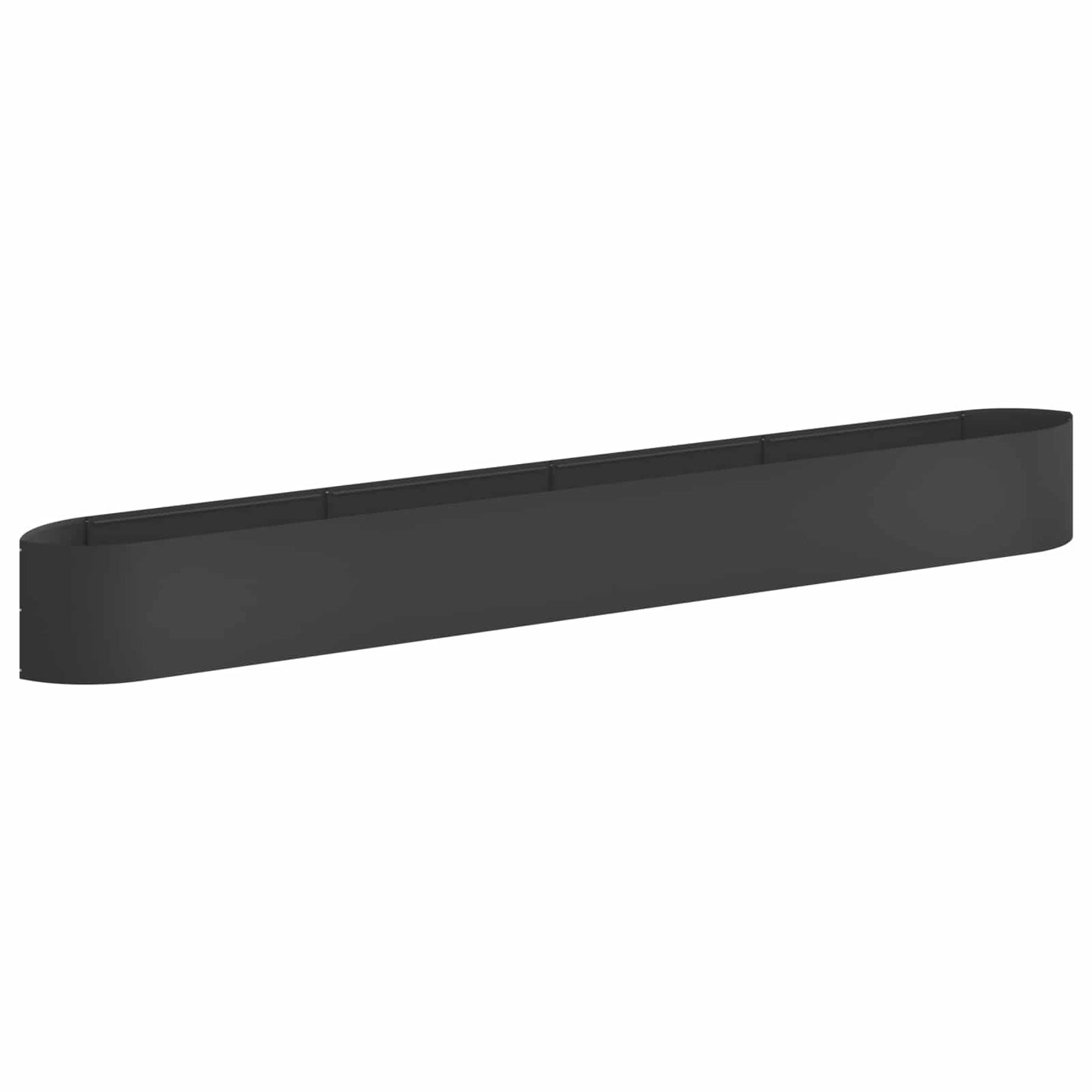 Verhoogd Tuinbed Zwart 380 x 40 x 40 cm Staal is nu te koop bij PeponiXL, paradijselijk wonen!