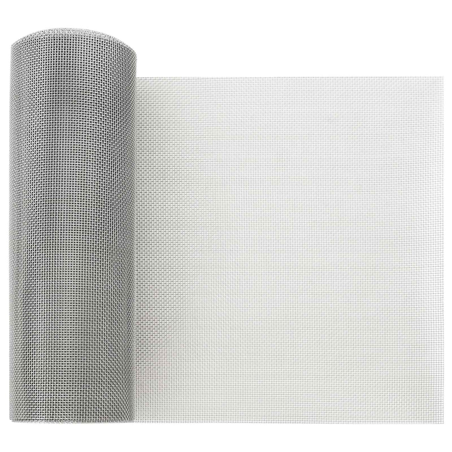 Gaas Scherm 20 x 1000 cm 20 Mesh RVS 201 Zilverkleurig is nu te koop bij PeponiXL, paradijselijk wonen!