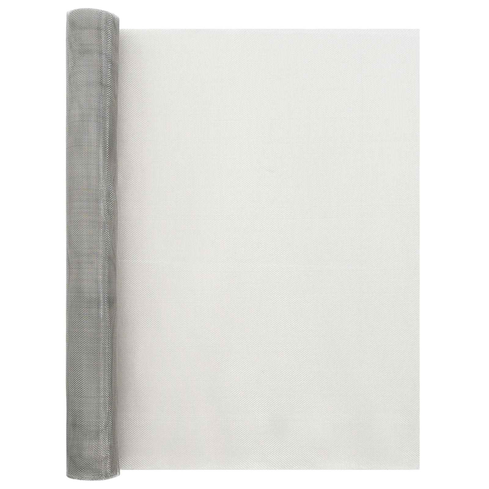 Gaas Scherm 60 x 1000 cm 20 Mesh RVS 201 Zilverkleurig is nu te koop bij PeponiXL, paradijselijk wonen!