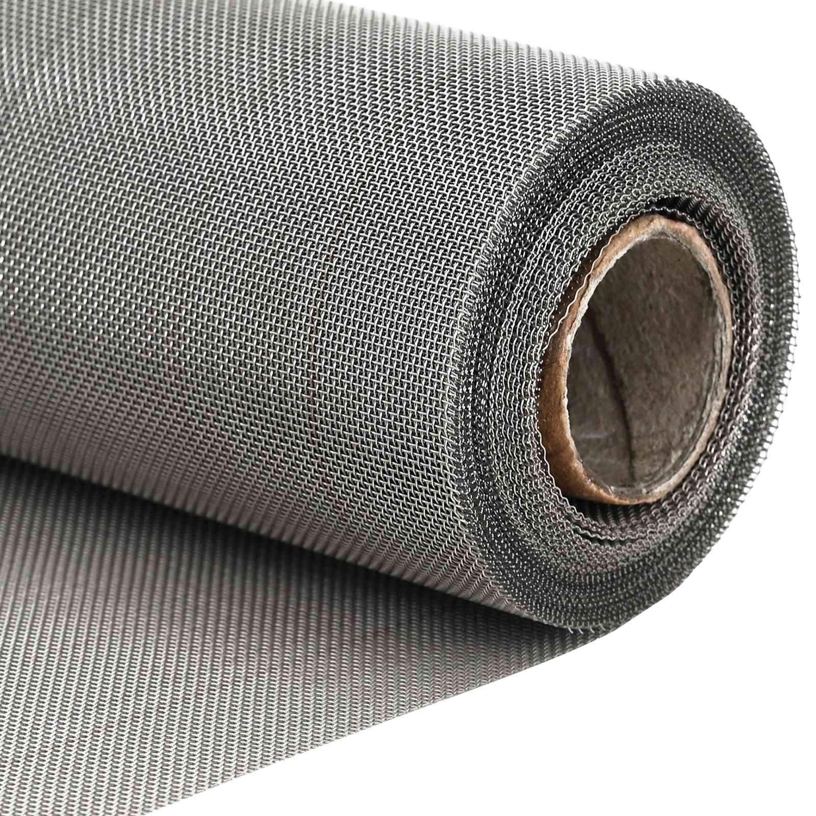 Gaas Scherm 20 x 500 cm 30 Mesh RVS 201 Zilverkleurig is nu te koop bij PeponiXL, paradijselijk wonen!