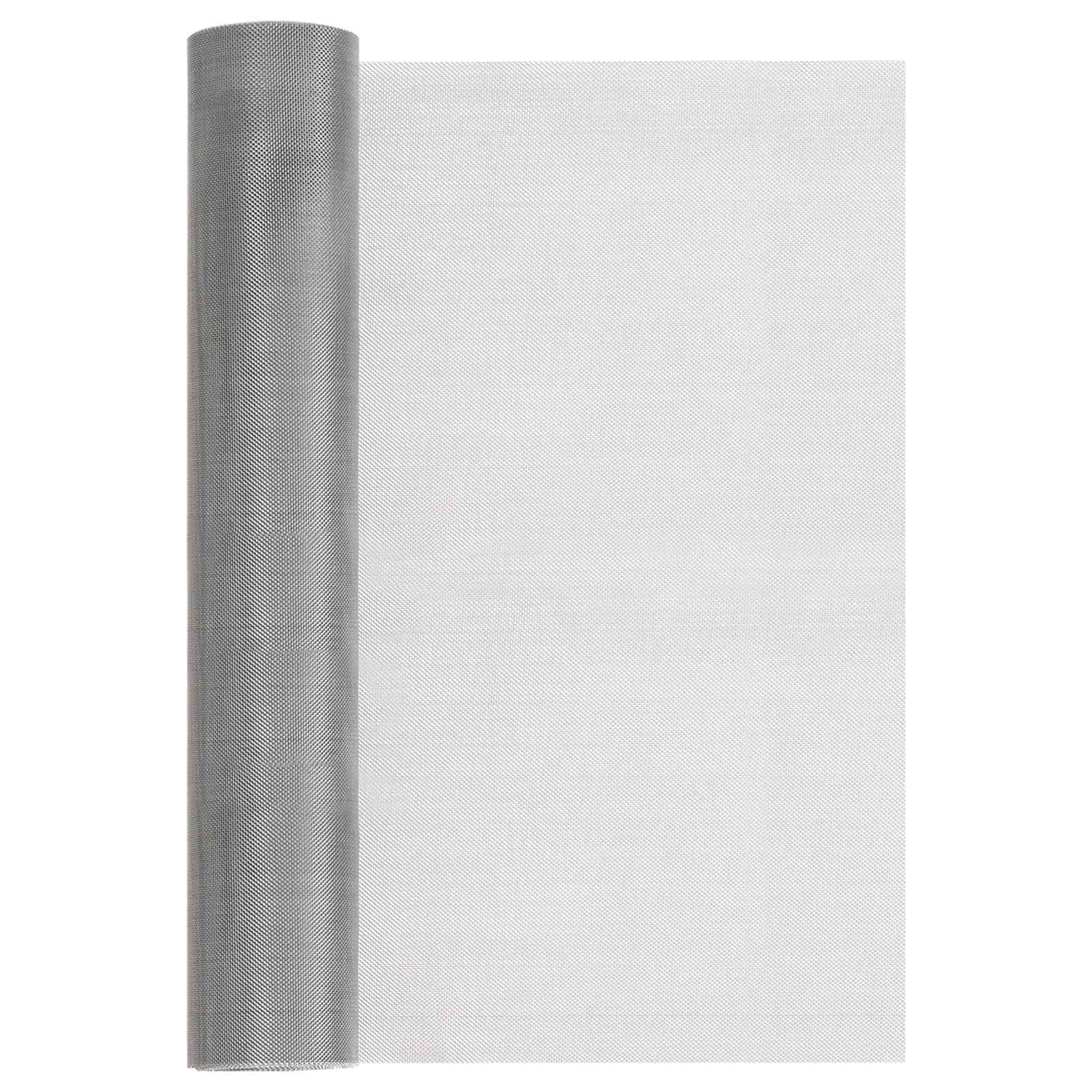Gaas Scherm 40 x 500 cm 30 Mesh RVS 201 Zilverkleurig is nu te koop bij PeponiXL, paradijselijk wonen!