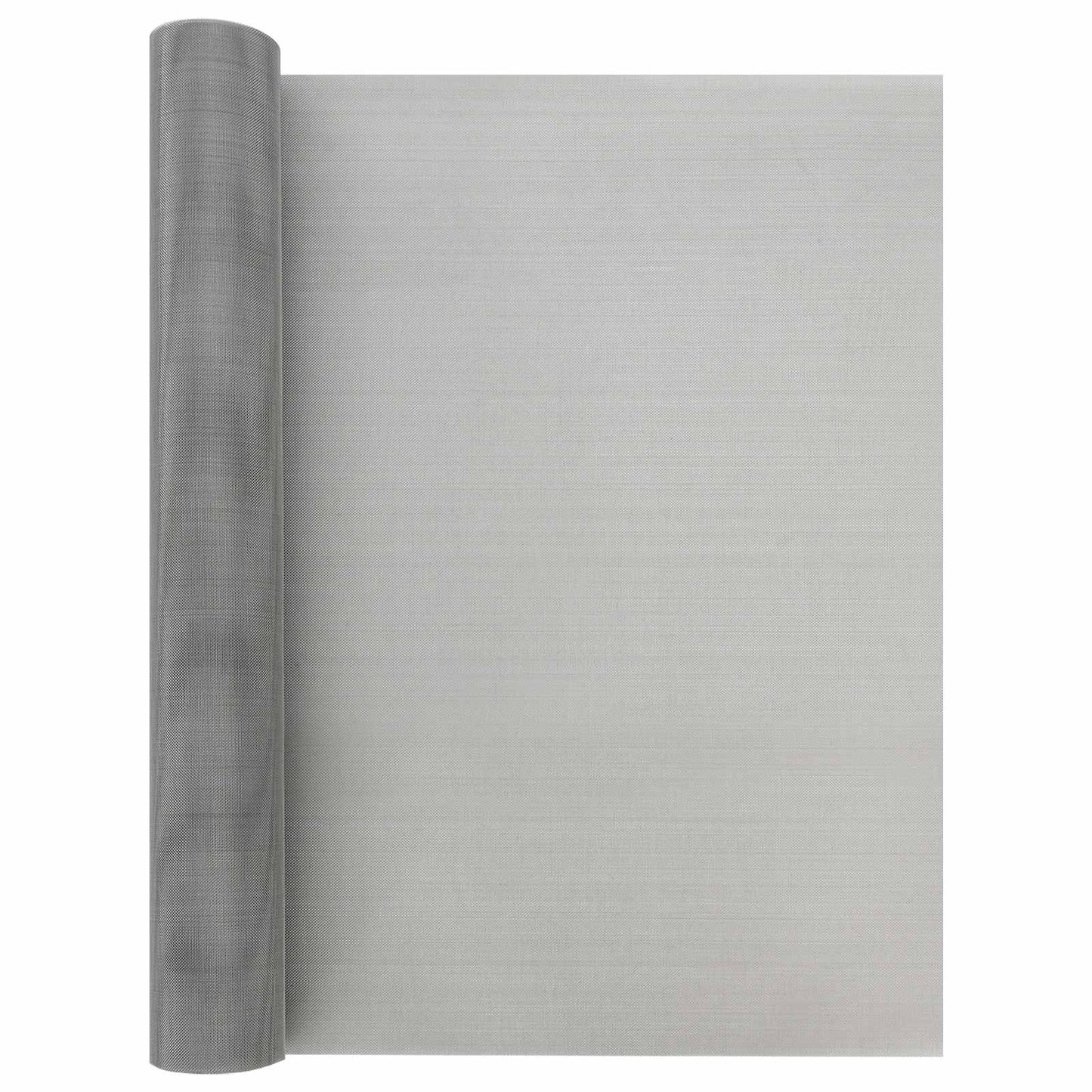 Gaas Scherm 60 x 500 cm 30 Mesh RVS 201 Zilverkleurig is nu te koop bij PeponiXL, paradijselijk wonen!