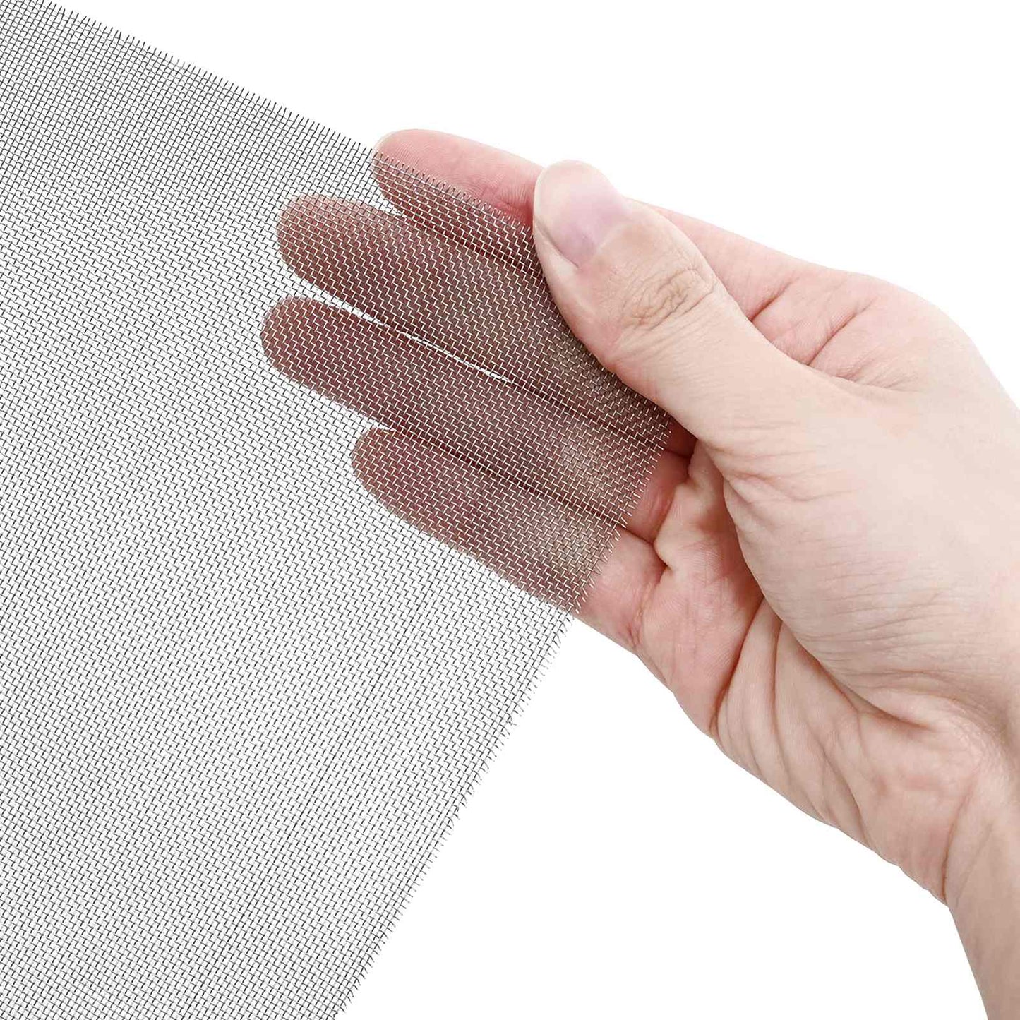 Gaas Scherm 60 x 1000 cm 30 Mesh RVS 201 Zilverkleurig is nu te koop bij PeponiXL, paradijselijk wonen!