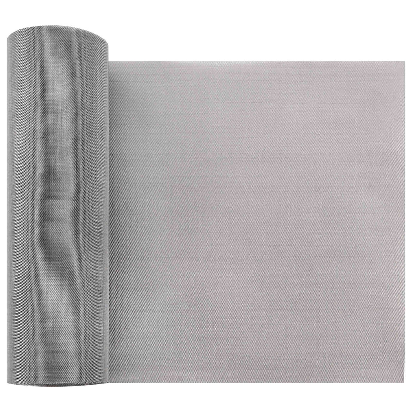 Gaas Scherm 20 x 500 cm 60 Mesh RVS 201 Zilverkleurig is nu te koop bij PeponiXL, paradijselijk wonen!