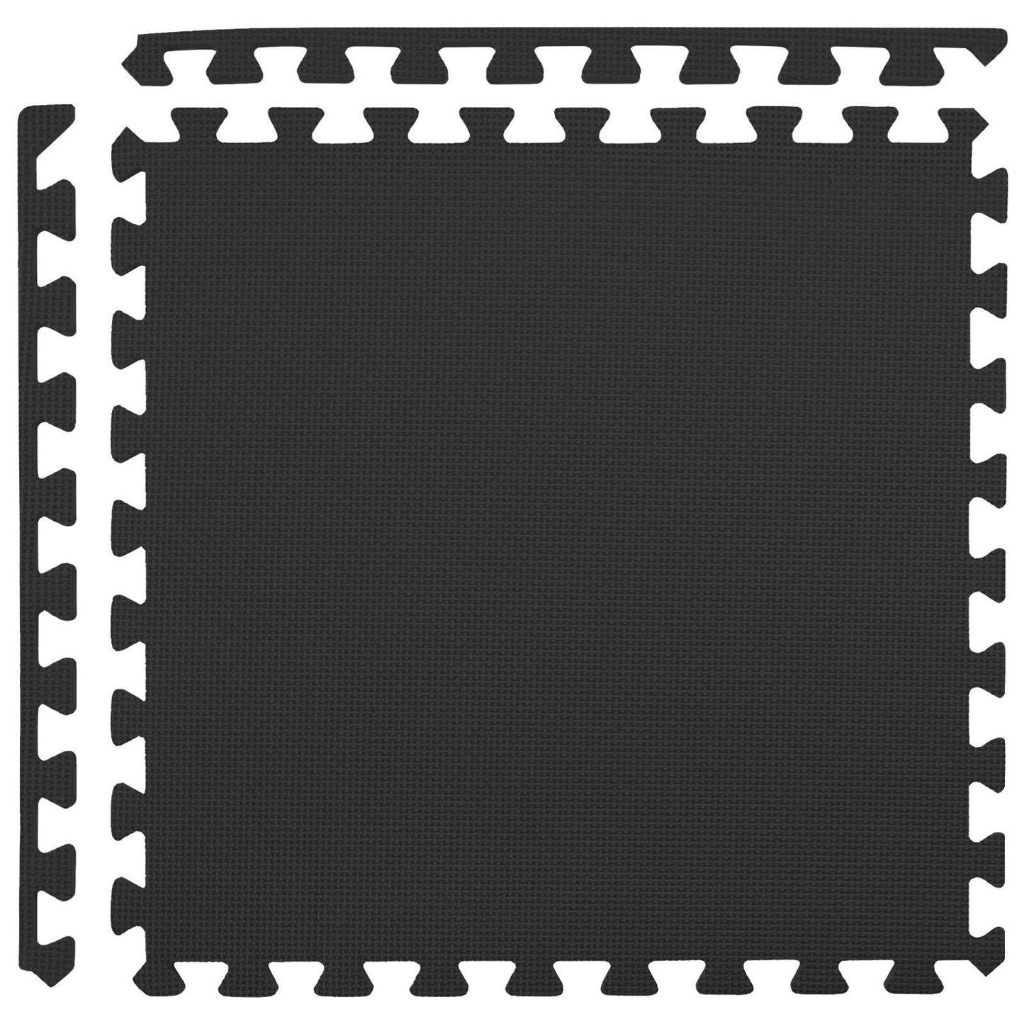 Zwembad Grondmat 40 pcs Zwart 14,4 m² EVA Schuim