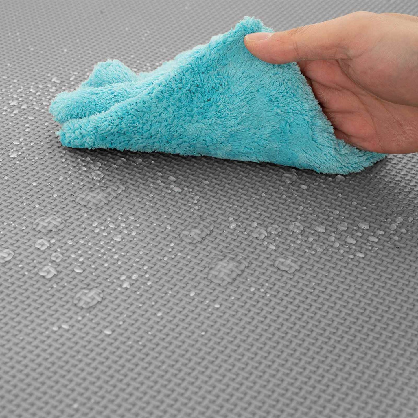 Zwembad Grondmat 40 pcs Grijs 14,4 m² EVA Schuim
