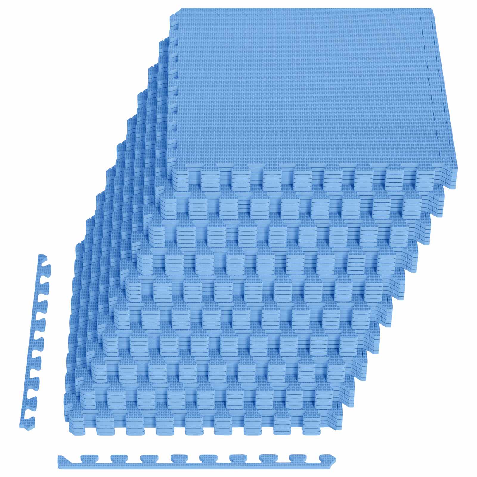 Zwembad Grondmat 40 pcs Blauw 14,4 m² EVA Schuim is nu te koop bij PeponiXL, paradijselijk wonen!