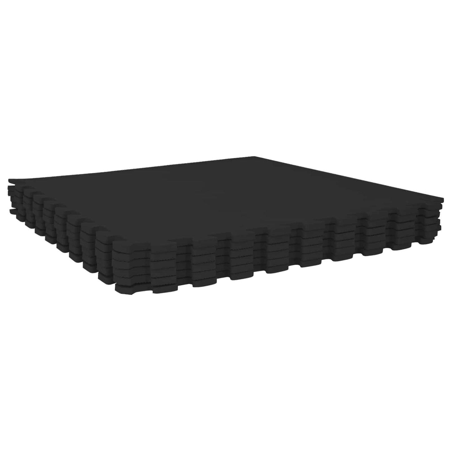 Zwembad Grondmat 50 pcs Zwart 18 m² EVA Schuim