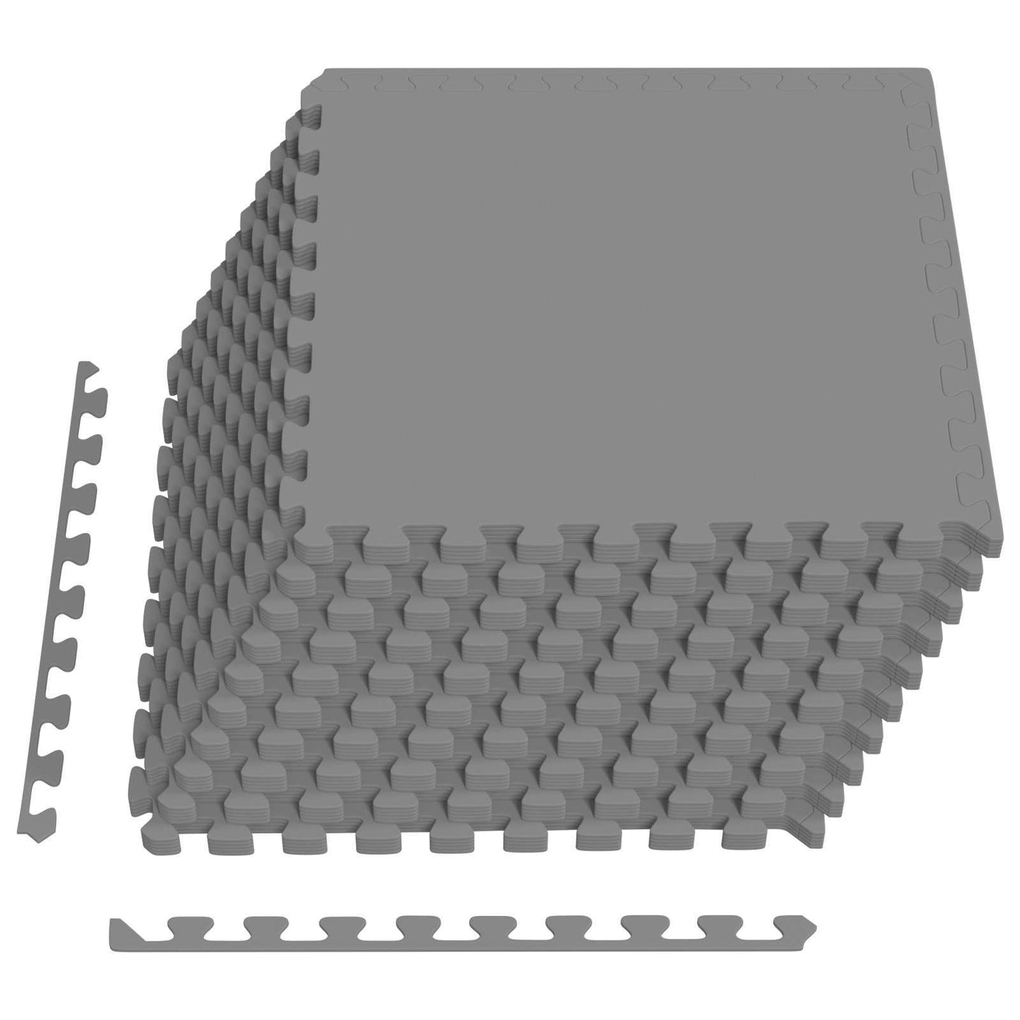Zwembad Grondmat 50 pcs Grijs 18 m² EVA Schuim