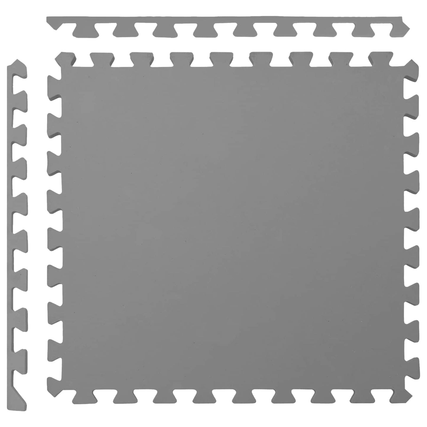Zwembad Grondmat 50 pcs Grijs 18 m² EVA Schuim