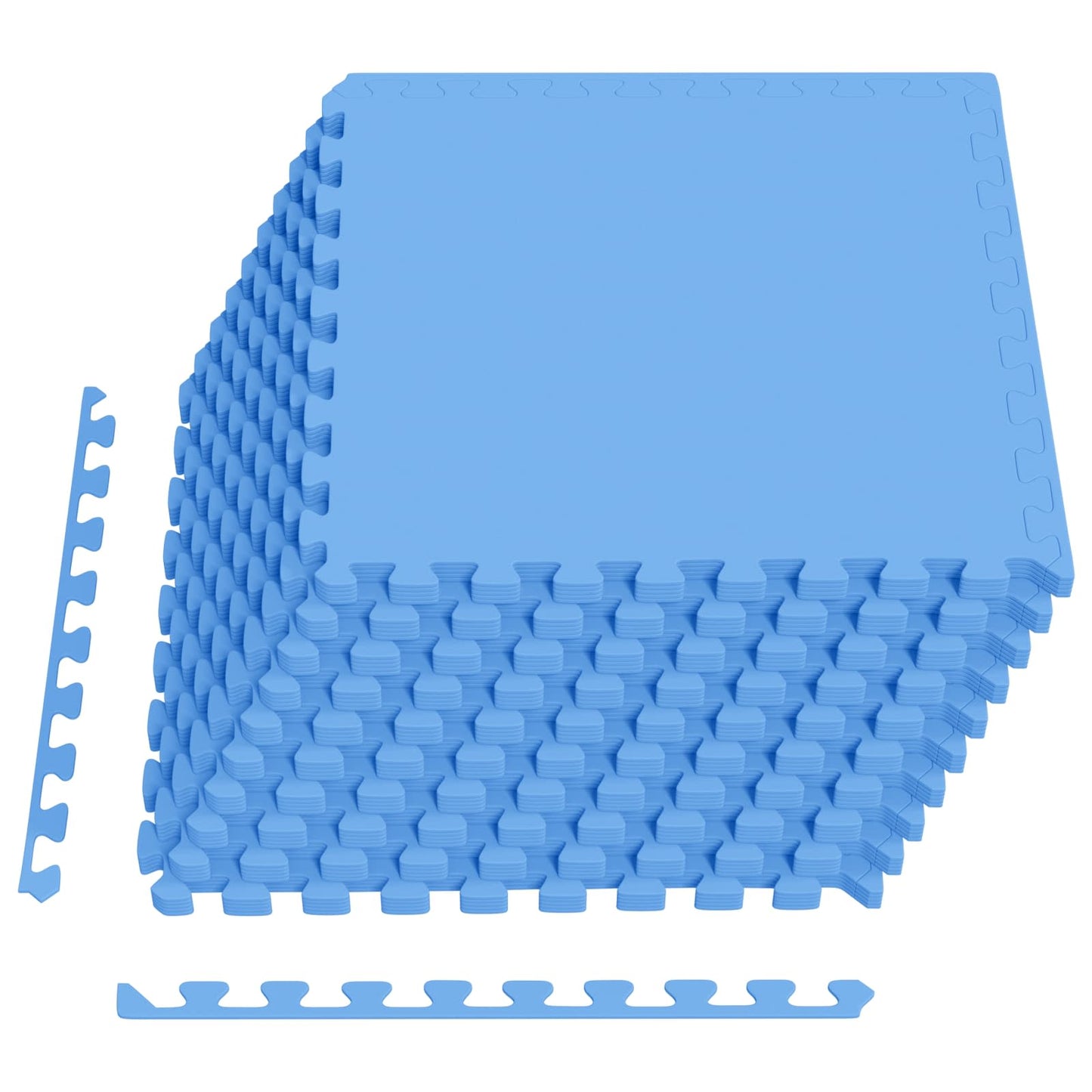 Zwembad Grondmat 50 pcs Blauw 18 m² EVA Schuim