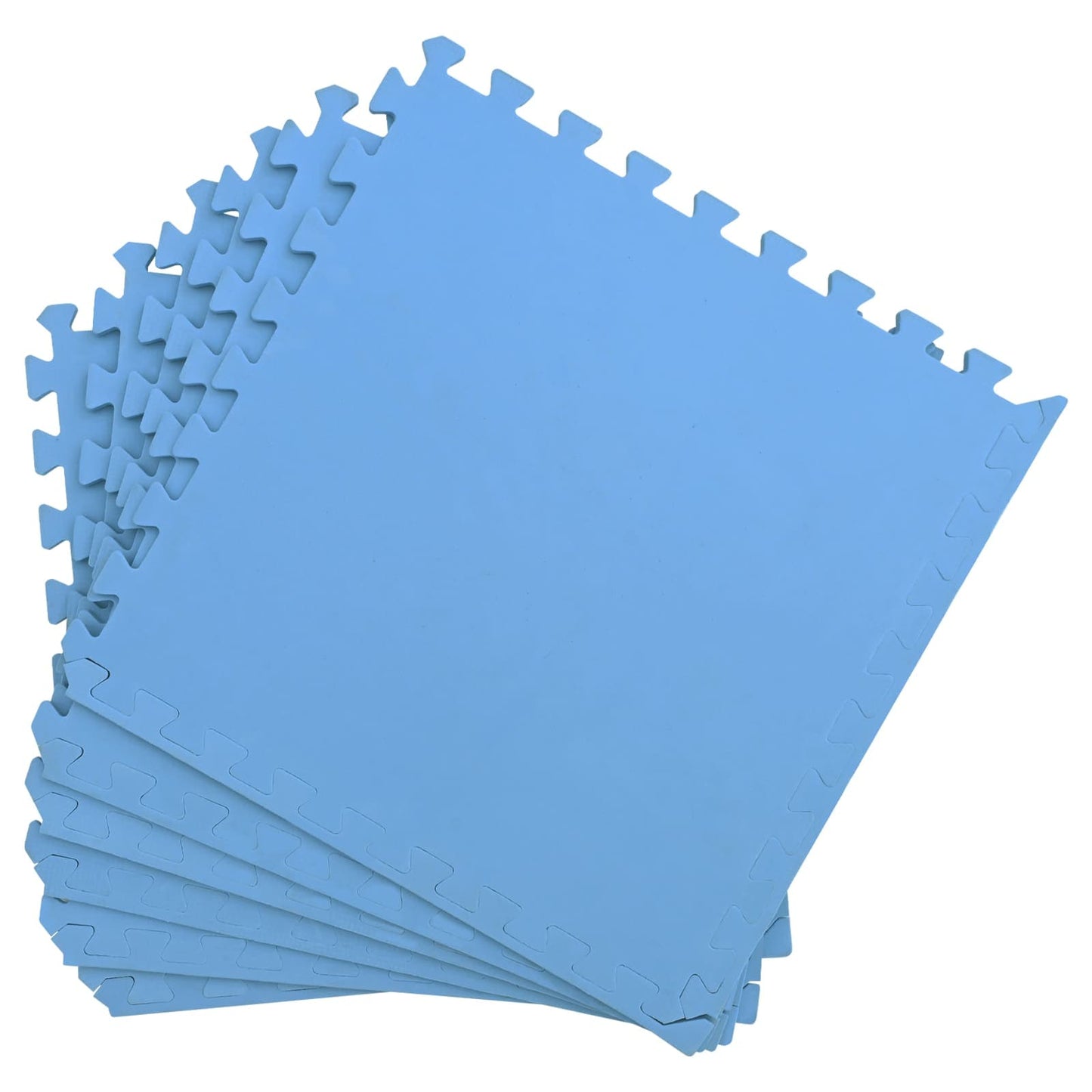 Zwembad Grondmat 50 pcs Blauw 18 m² EVA Schuim