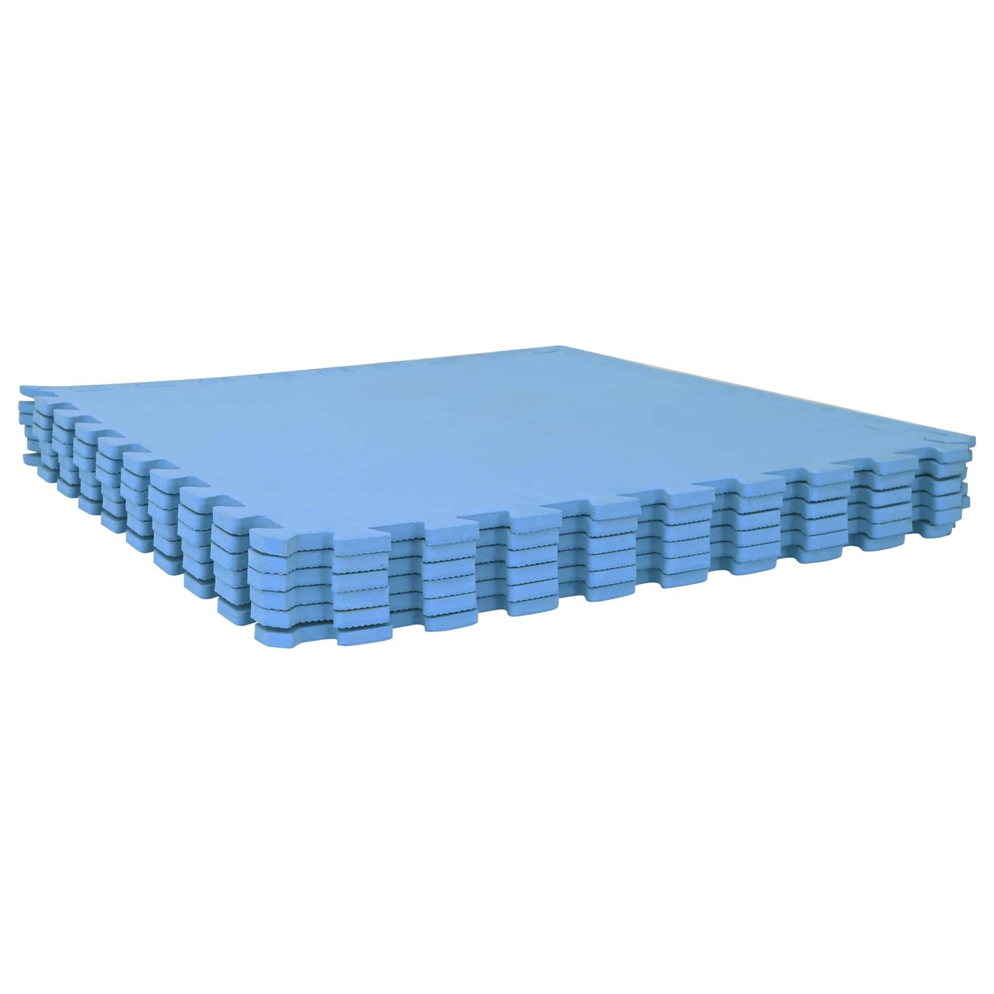 Zwembad Grondmat 50 pcs Blauw 18 m² EVA Schuim