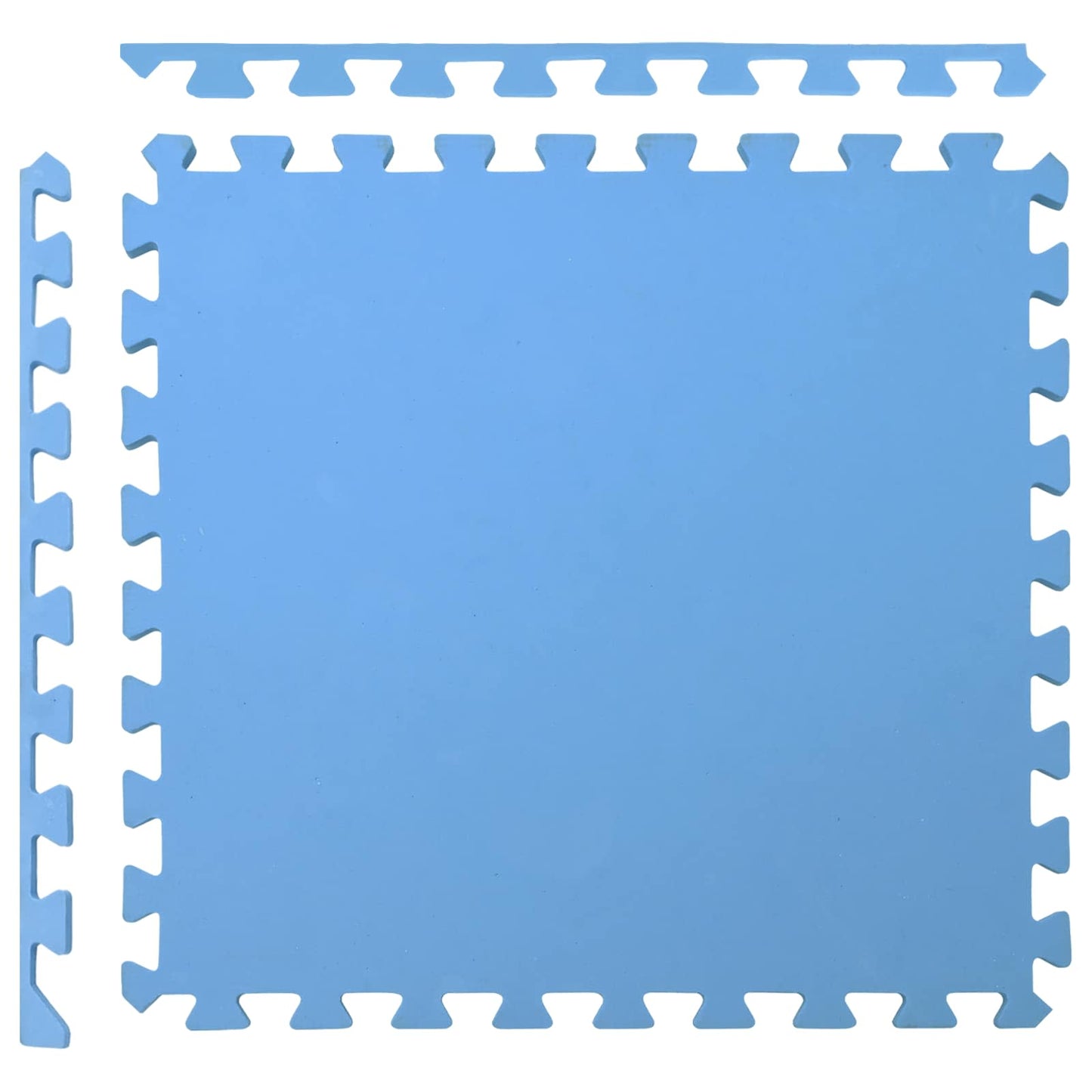 Zwembad Grondmat 50 pcs Blauw 18 m² EVA Schuim