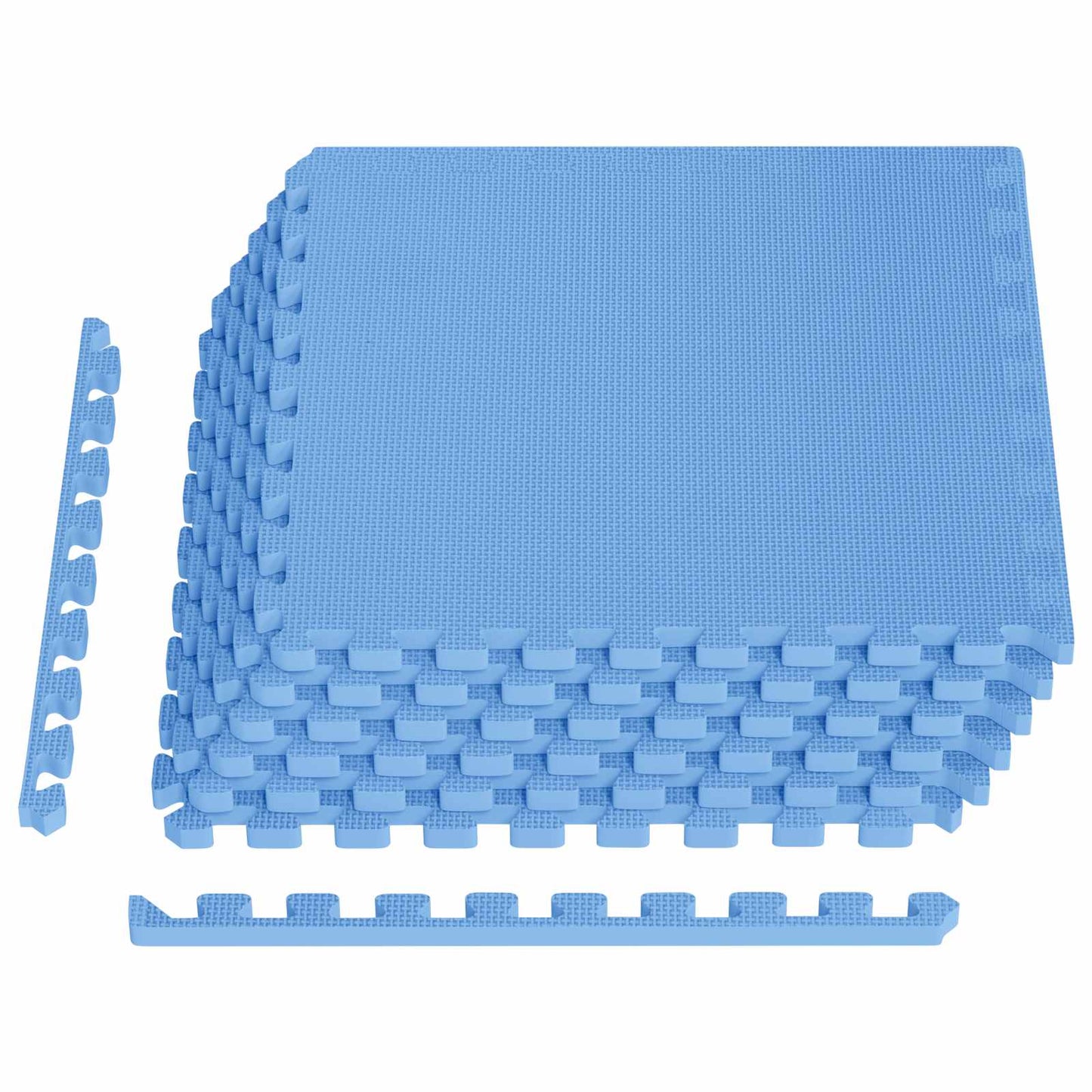 Zwembad Grondmat 6 pcs Blauw 2,16 m² EVA Schuim