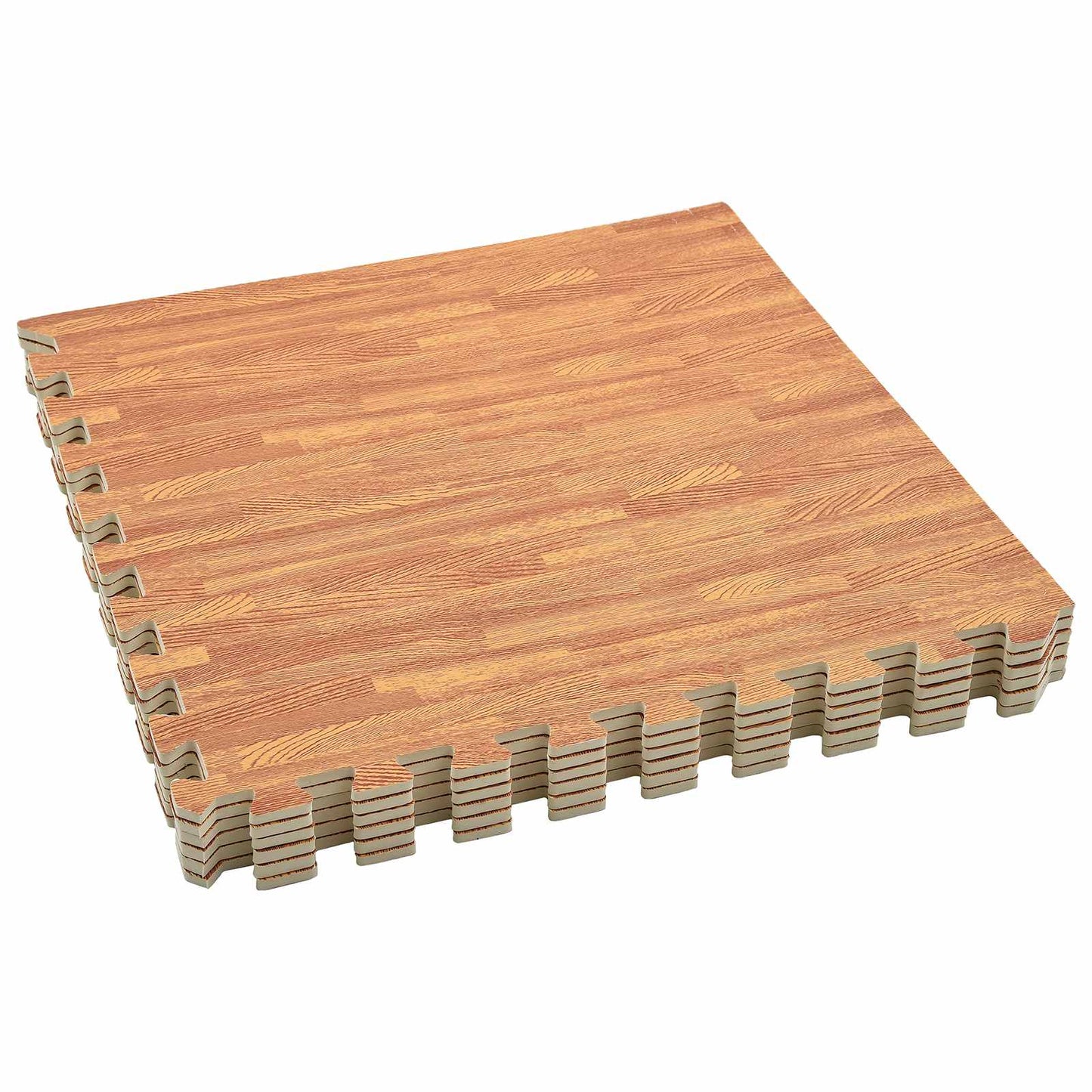 Zwembad Grondmat 12 pcs Hout 4,32 m² EVA Schuim
