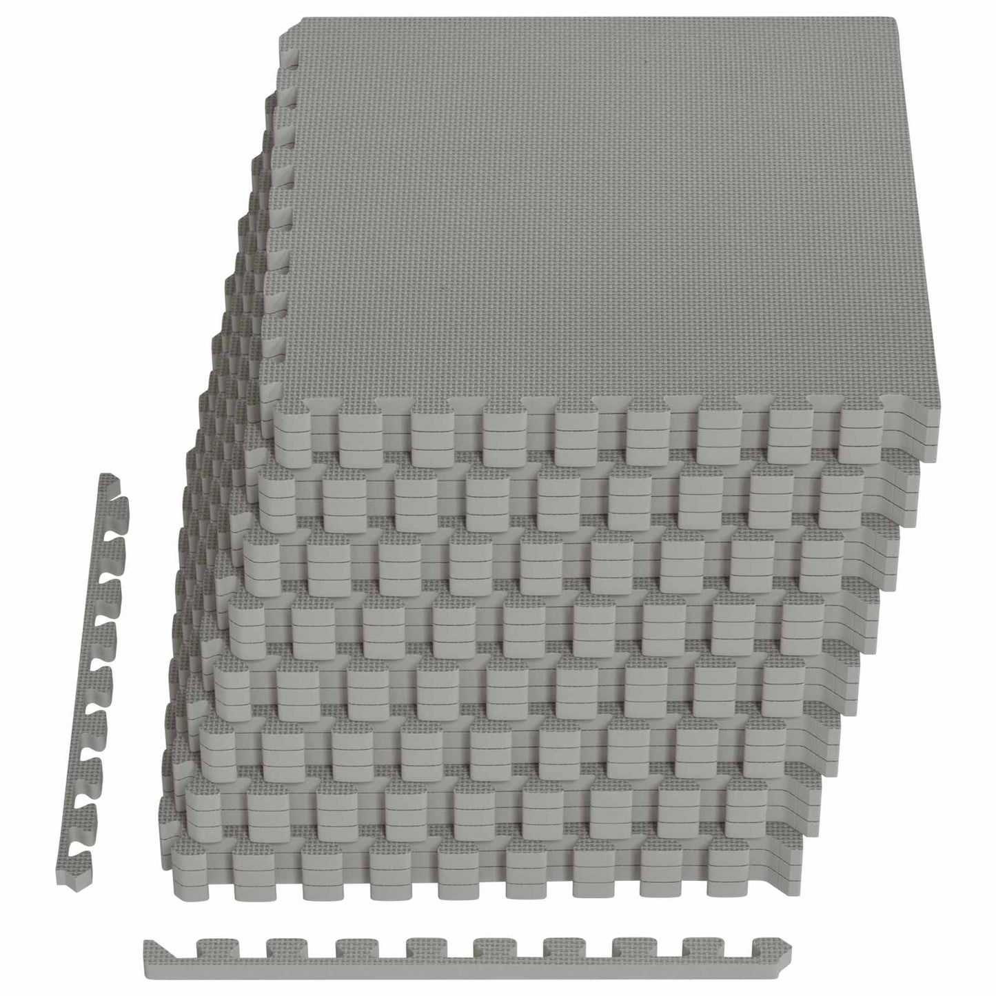 Zwembad Grondmat 24 pcs Grijs 8,64 m² EVA Schuim