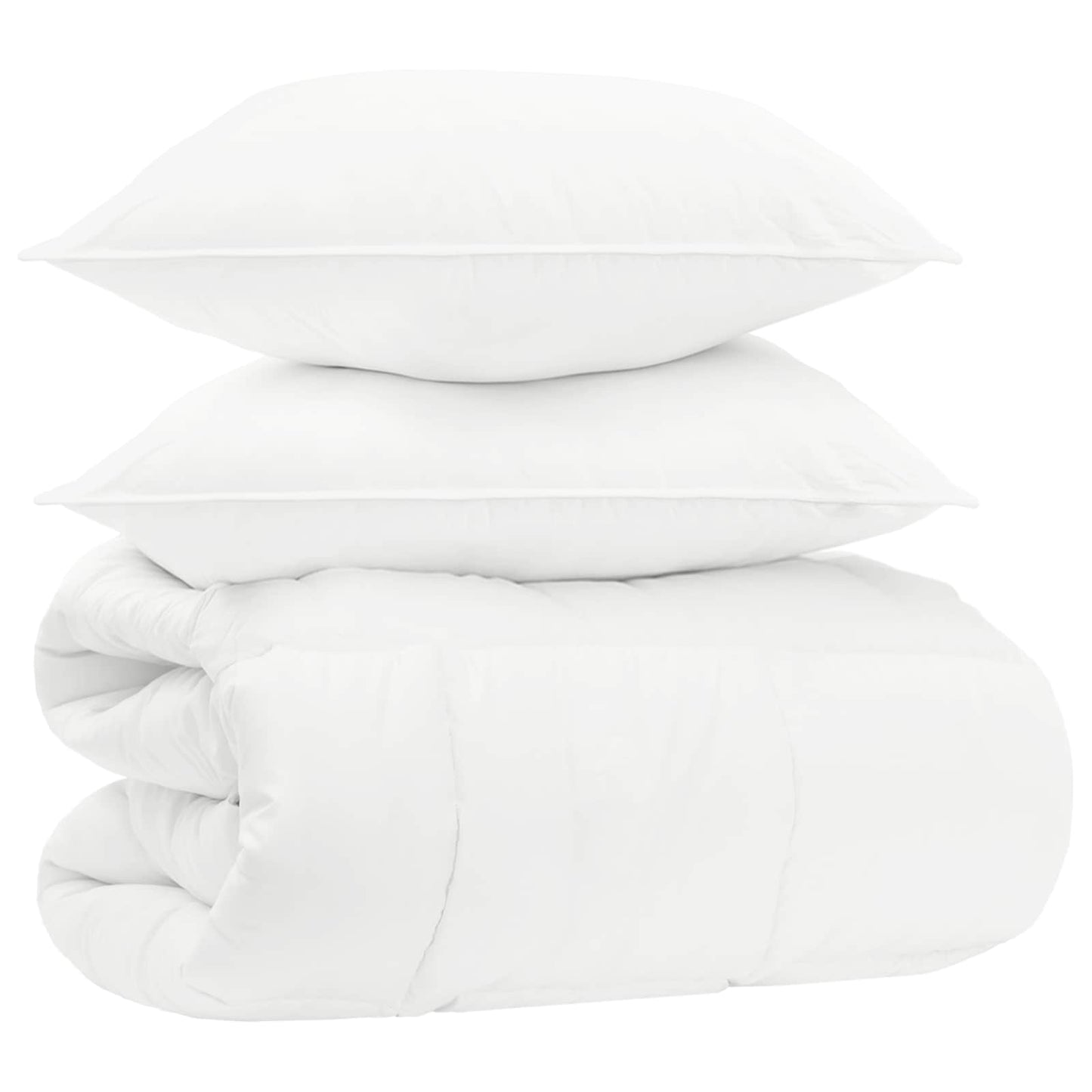Dekbed set Wit 220 x 260 cm Katoen, Bamboe, Polyester is nu te koop bij PeponiXL, paradijselijk wonen!