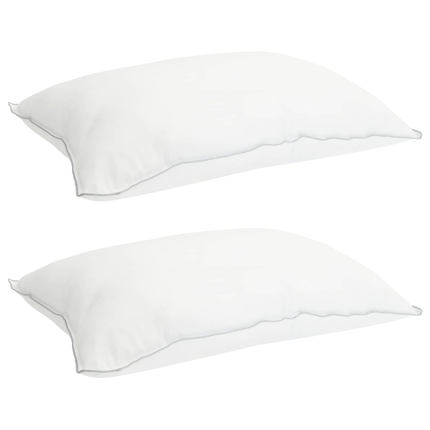 Dekbedset met kussen Wit 260 x 220 cm Polyester, Bamboe
