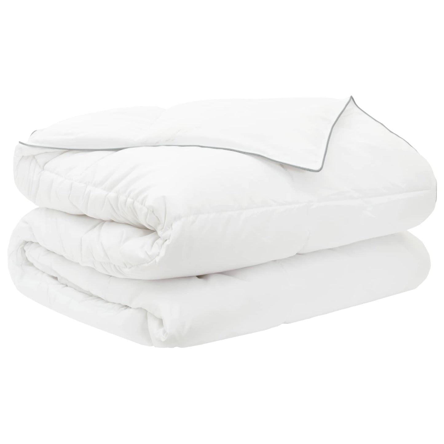 Dekbedset met kussen Wit 260 x 220 cm Polyester, Bamboe