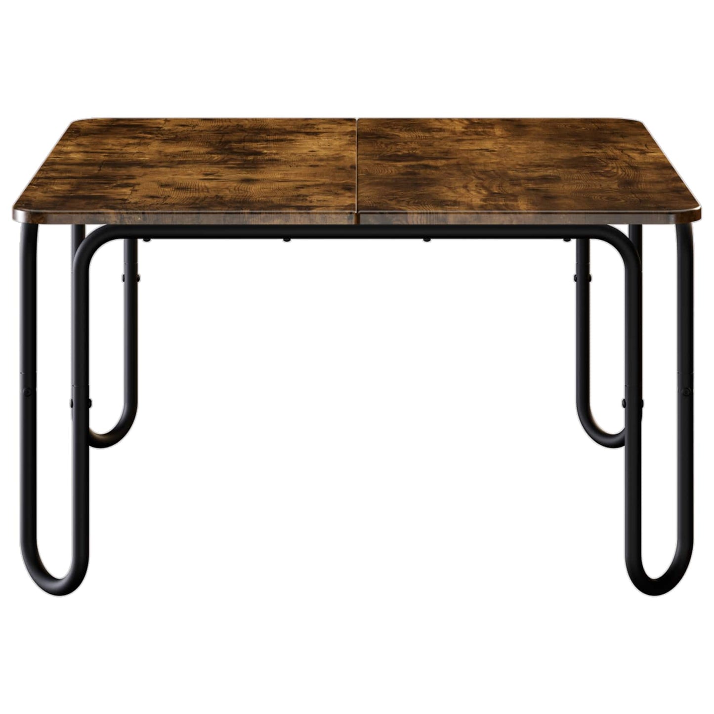 Salontafel Gerookt eiken 59 x 59 x 45 cm Bewerkt hout is nu te koop bij PeponiXL, paradijselijk wonen!