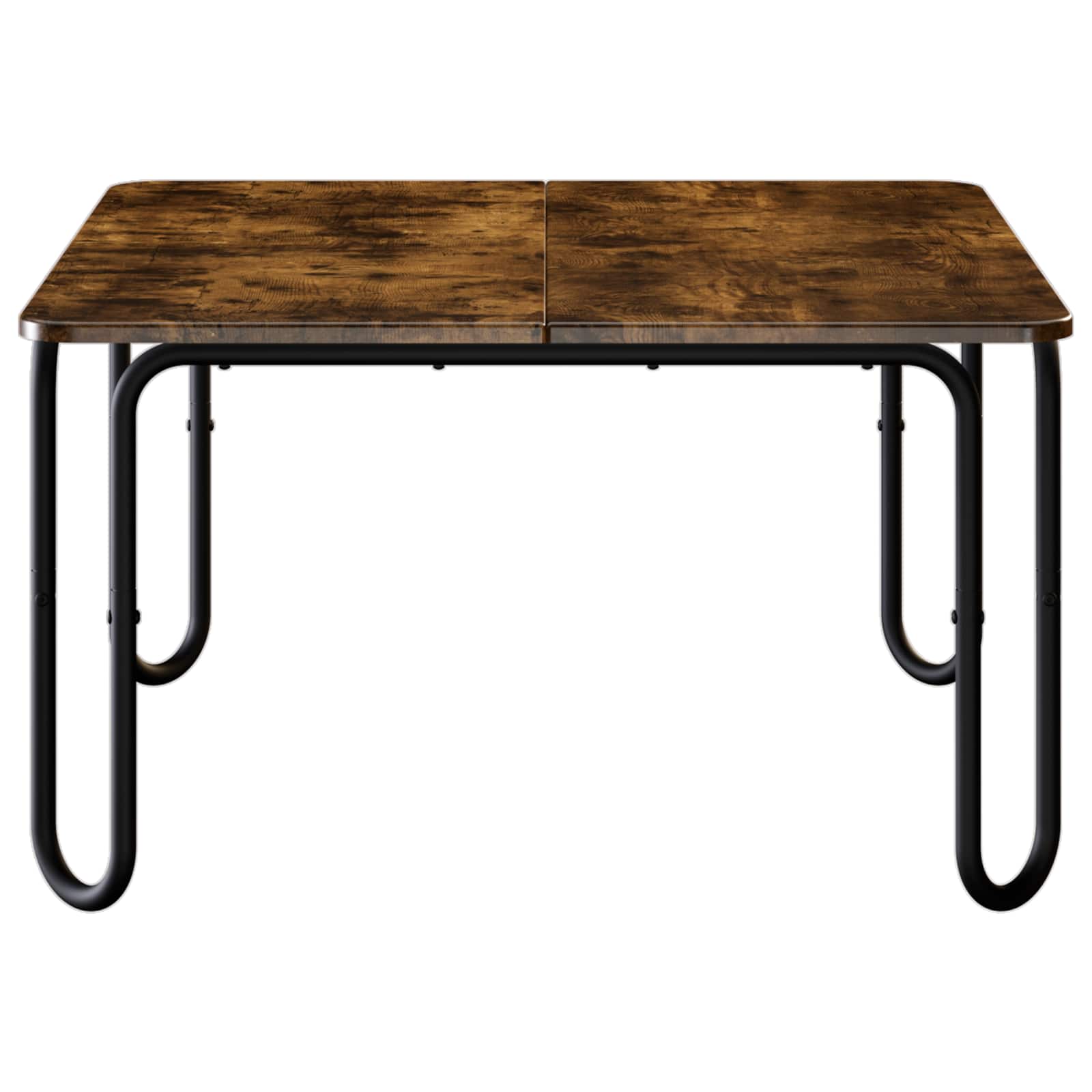 Salontafel Gerookt eiken 59 x 59 x 45 cm Bewerkt hout is nu te koop bij PeponiXL, paradijselijk wonen!