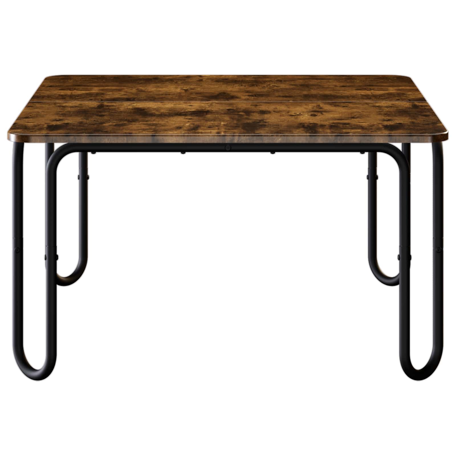 Salontafel Gerookt eiken 59 x 59 x 45 cm Bewerkt hout is nu te koop bij PeponiXL, paradijselijk wonen!