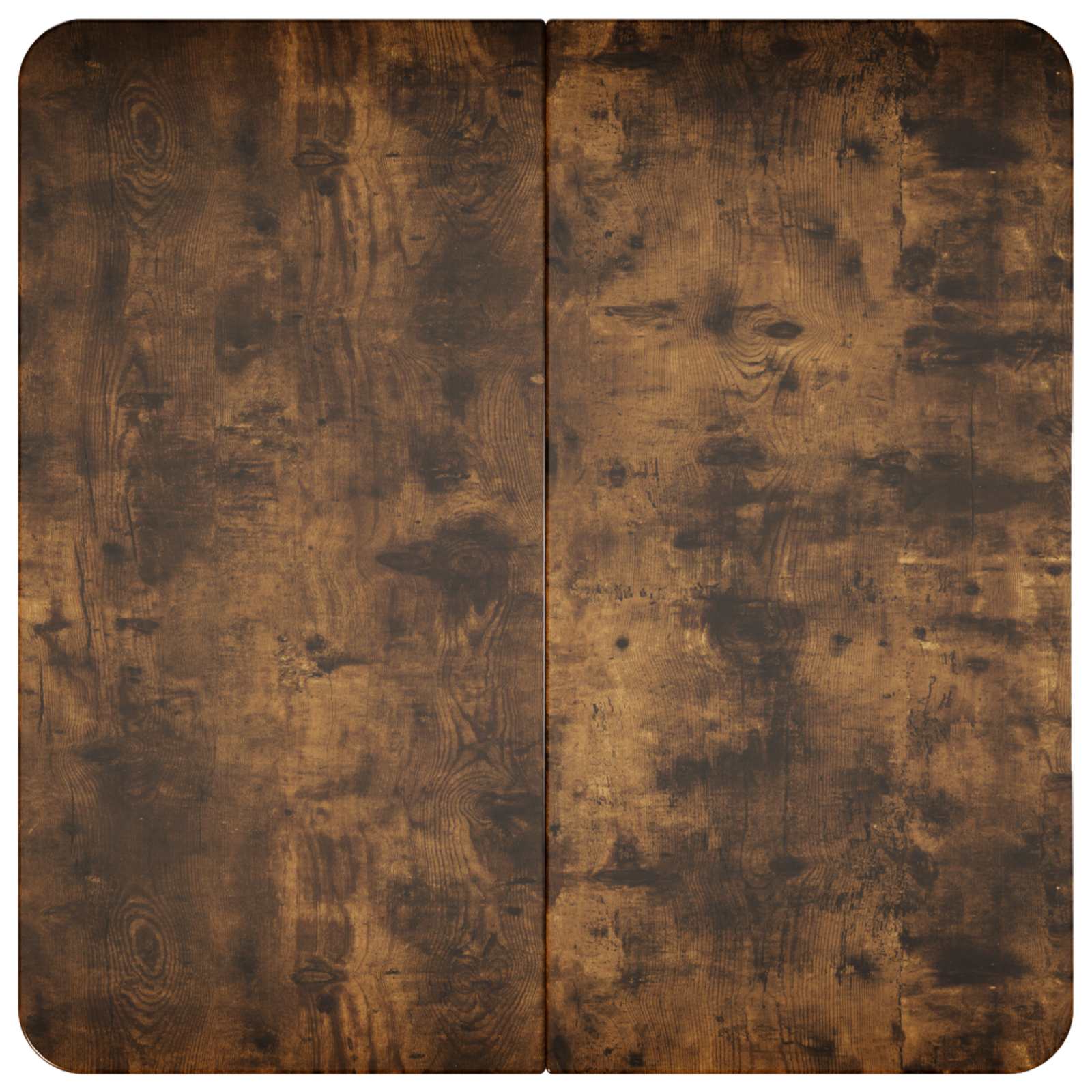 Salontafel Gerookt eiken 59 x 59 x 45 cm Bewerkt hout is nu te koop bij PeponiXL, paradijselijk wonen!