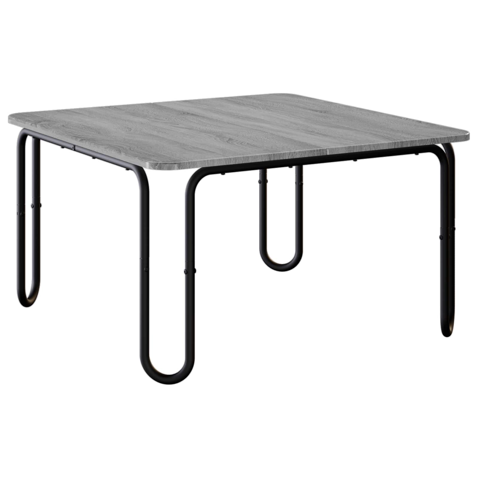 Salontafel Grijs Sonoma 59 x 59 x 45 cm Bewerkt hout is nu te koop bij PeponiXL, paradijselijk wonen!