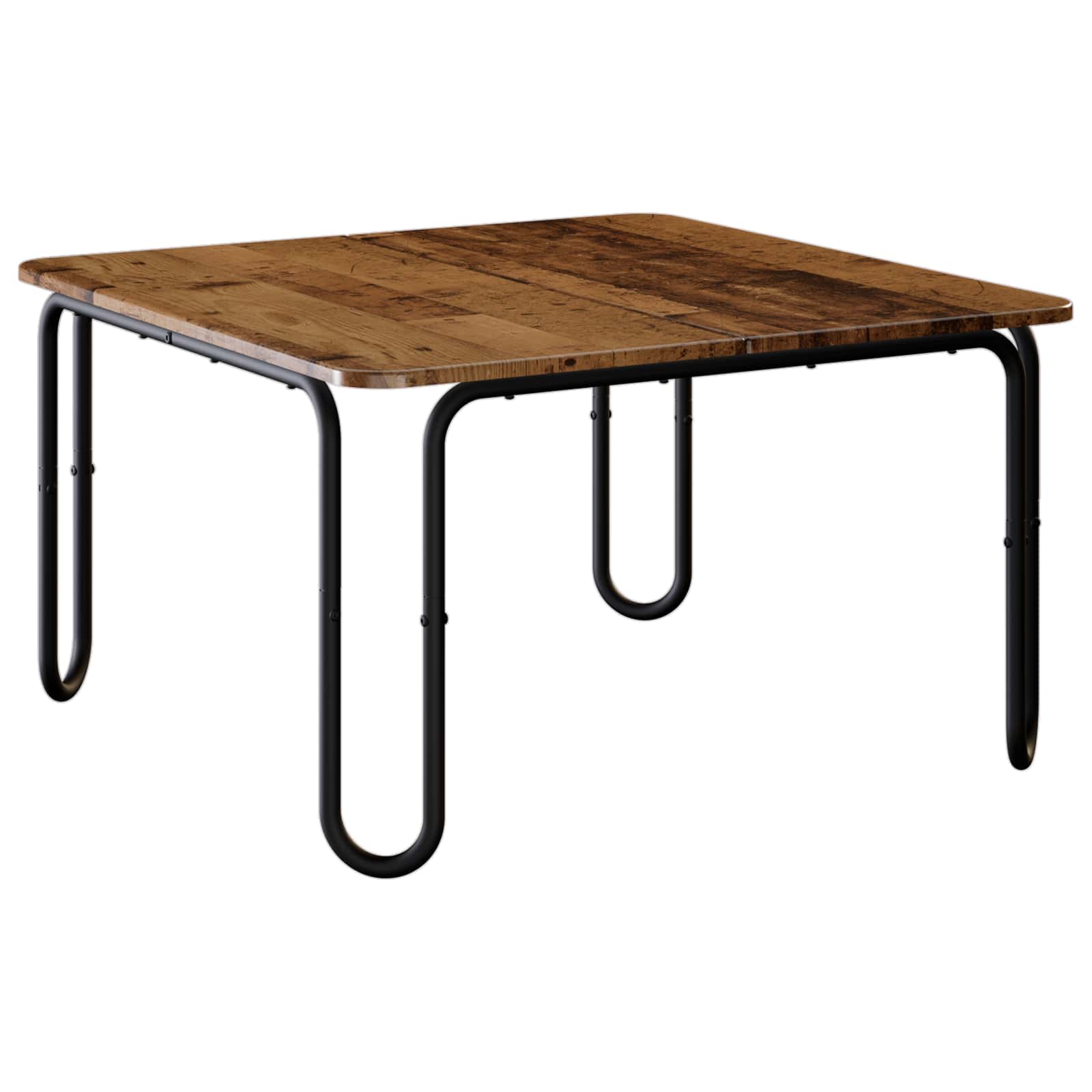 Salontafel Oud hout 59 x 59 x 45 cm Bewerkt hout is nu te koop bij PeponiXL, paradijselijk wonen!