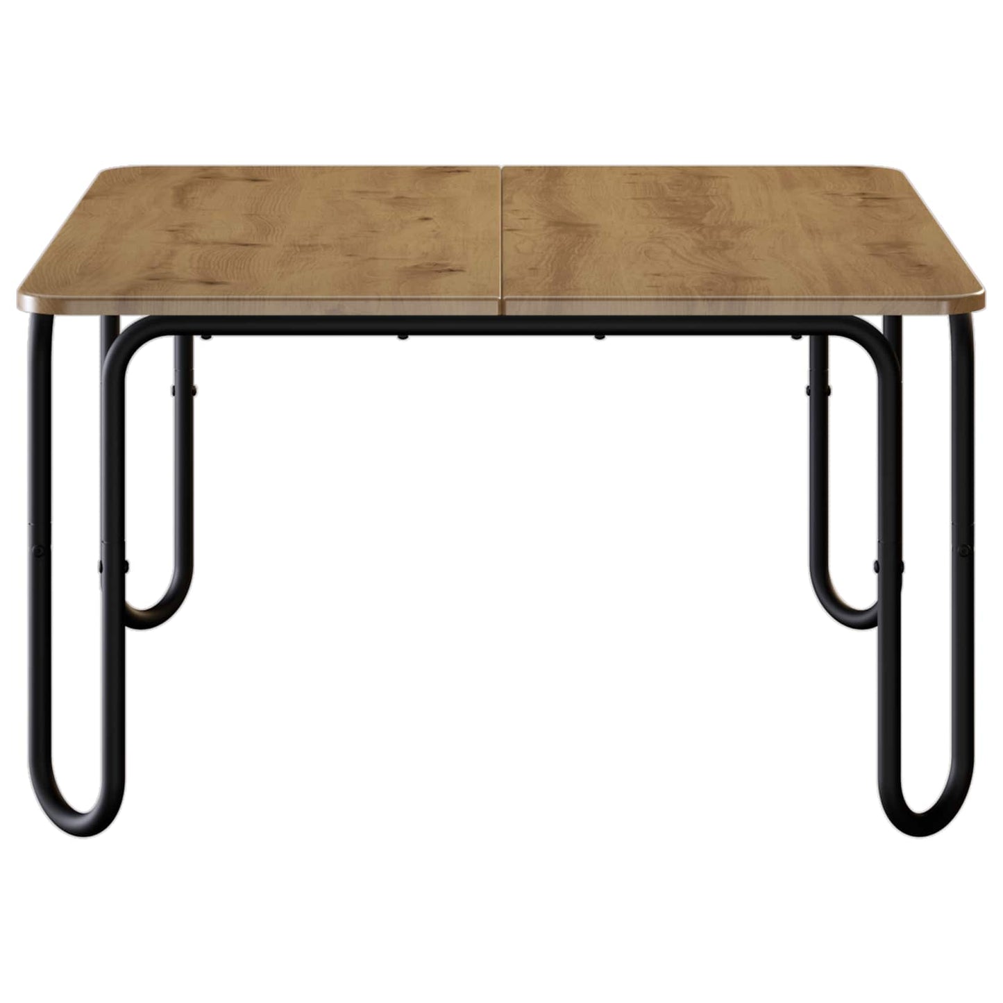 Salontafel Artisanaal eiken 59 x 59 x 45 cm Bewerkt hout is nu te koop bij PeponiXL, paradijselijk wonen!