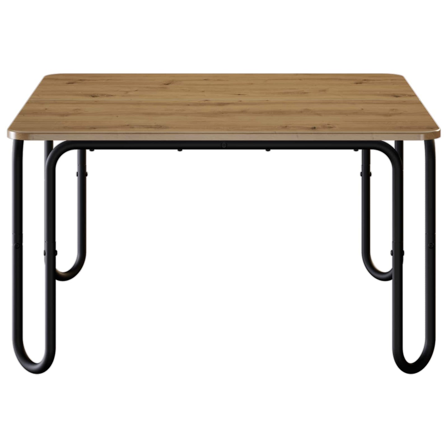 Salontafel Artisanaal eiken 59 x 59 x 45 cm Bewerkt hout is nu te koop bij PeponiXL, paradijselijk wonen!