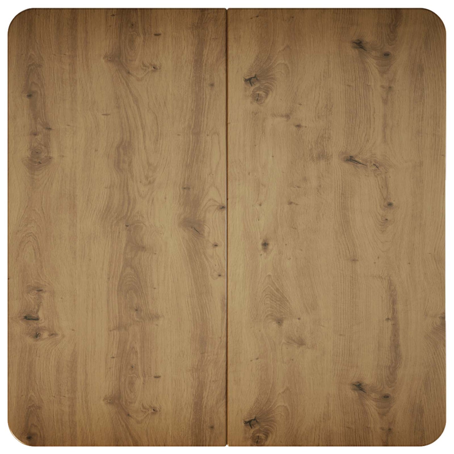 Salontafel Artisanaal eiken 59 x 59 x 45 cm Bewerkt hout is nu te koop bij PeponiXL, paradijselijk wonen!
