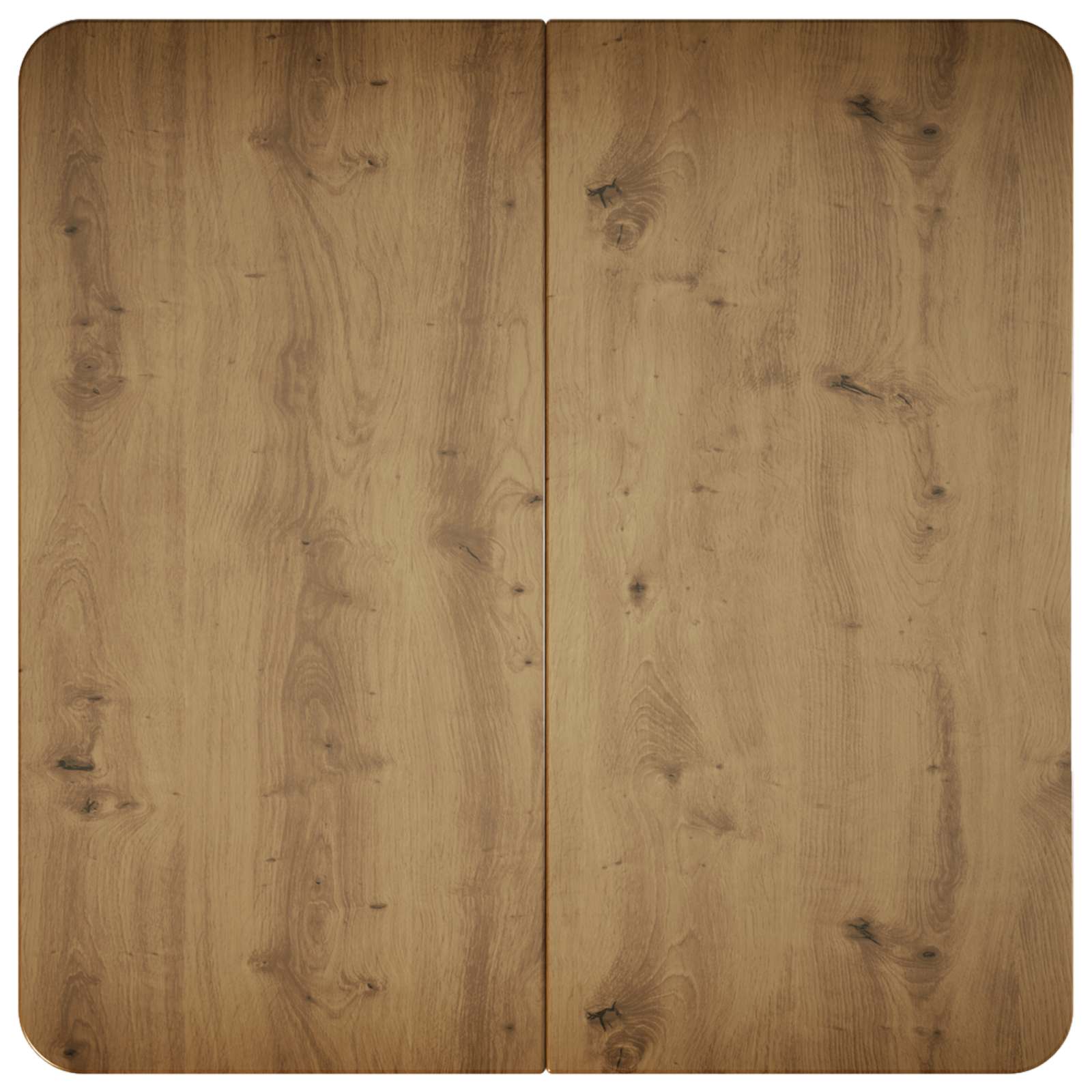 Salontafel Artisanaal eiken 59 x 59 x 45 cm Bewerkt hout is nu te koop bij PeponiXL, paradijselijk wonen!
