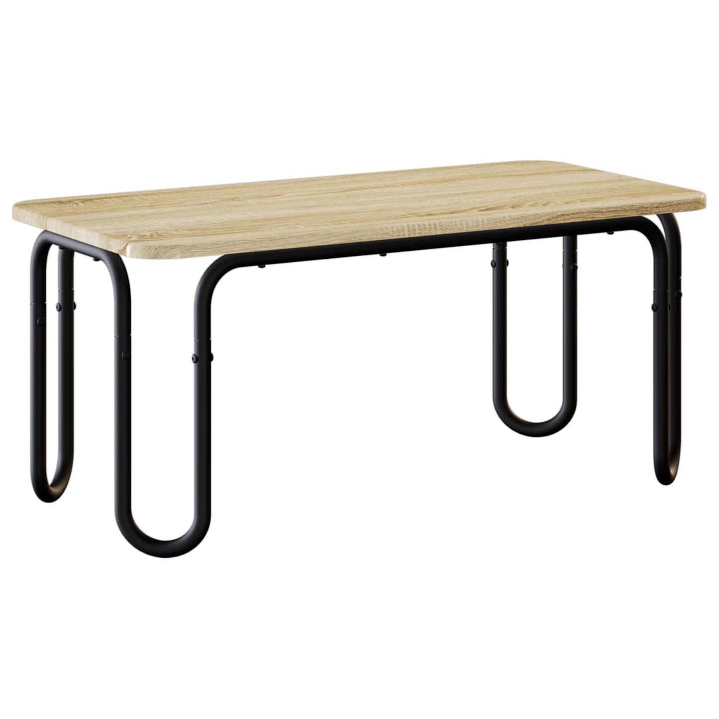 Salontafel Sonoma Eiken 79,5 x 40 x 36 cm Bewerkt hout is nu te koop bij PeponiXL, paradijselijk wonen!