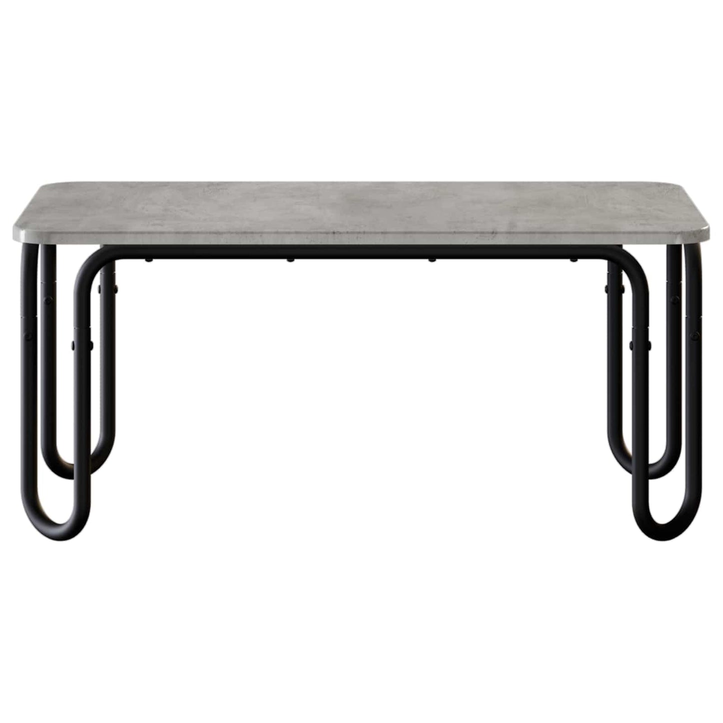 Salontafel Betongrijs 79,5 x 40 x 36 cm Bewerkt hout is nu te koop bij PeponiXL, paradijselijk wonen!