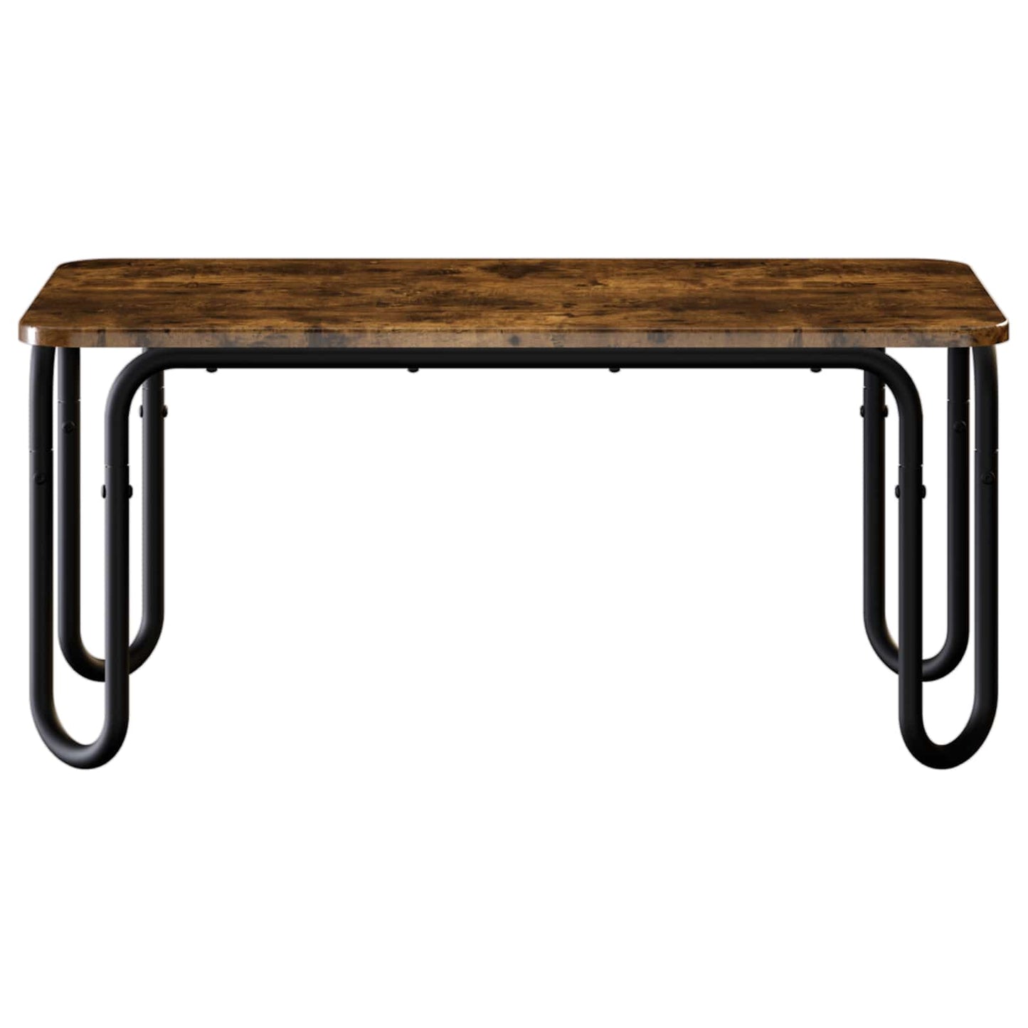 Salontafel Gerookt eiken 79,5 x 40 x 36 cm Bewerkt hout is nu te koop bij PeponiXL, paradijselijk wonen!