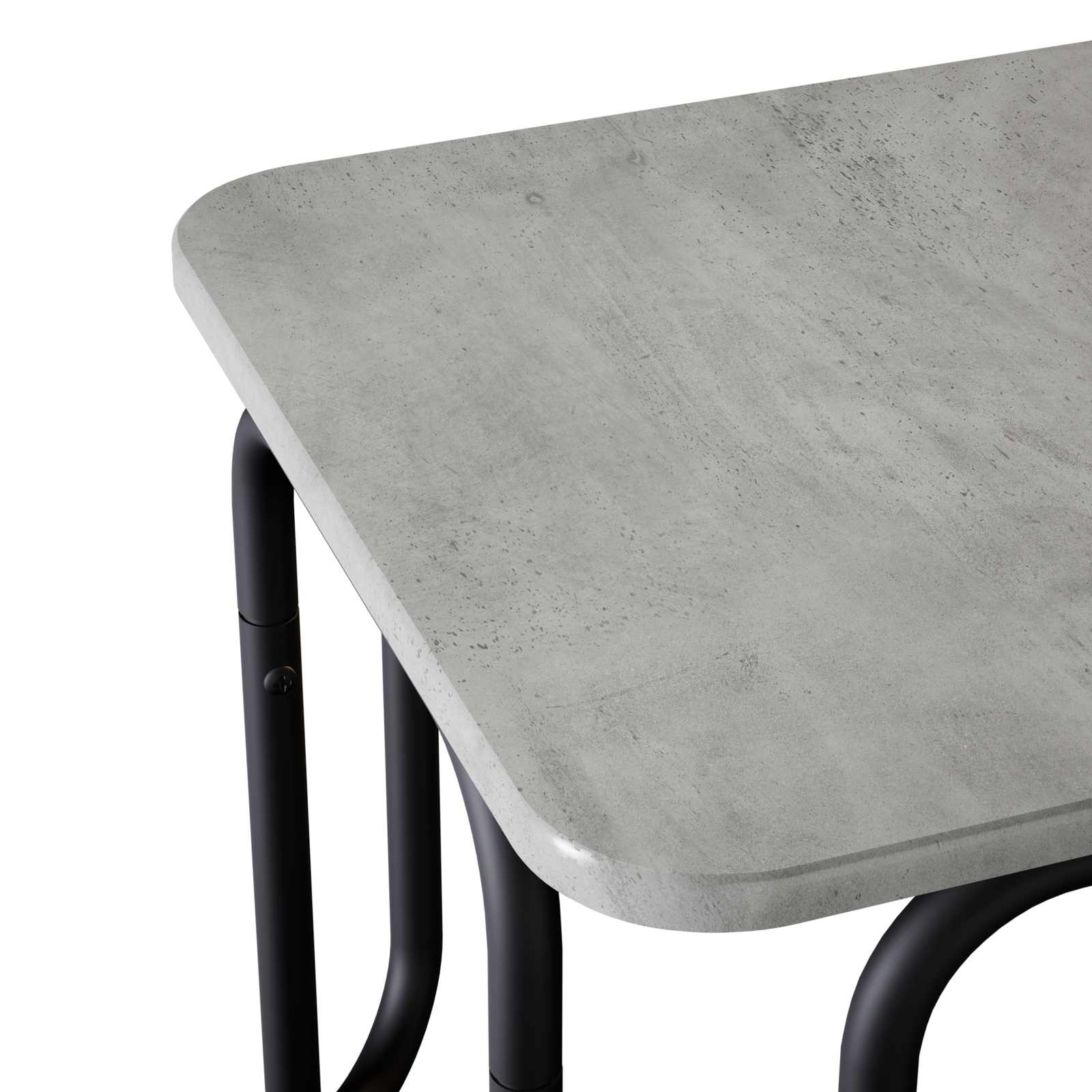 Salontafel Betongrijs 100 x 50 x 45 cm Bewerkt hout is nu te koop bij PeponiXL, paradijselijk wonen!