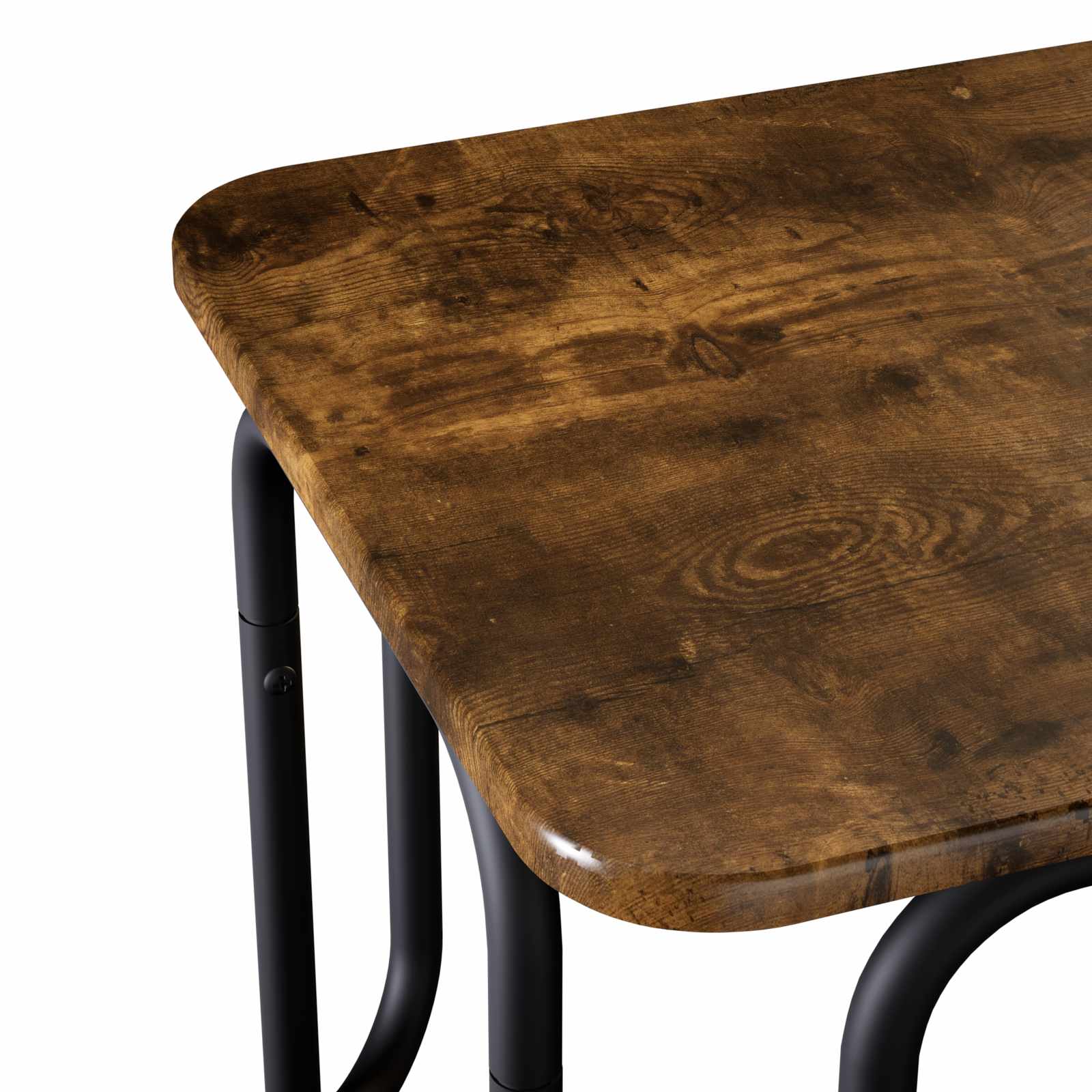 Salontafel Gerookt eiken 100 x 50 x 45 cm Bewerkt hout is nu te koop bij PeponiXL, paradijselijk wonen!