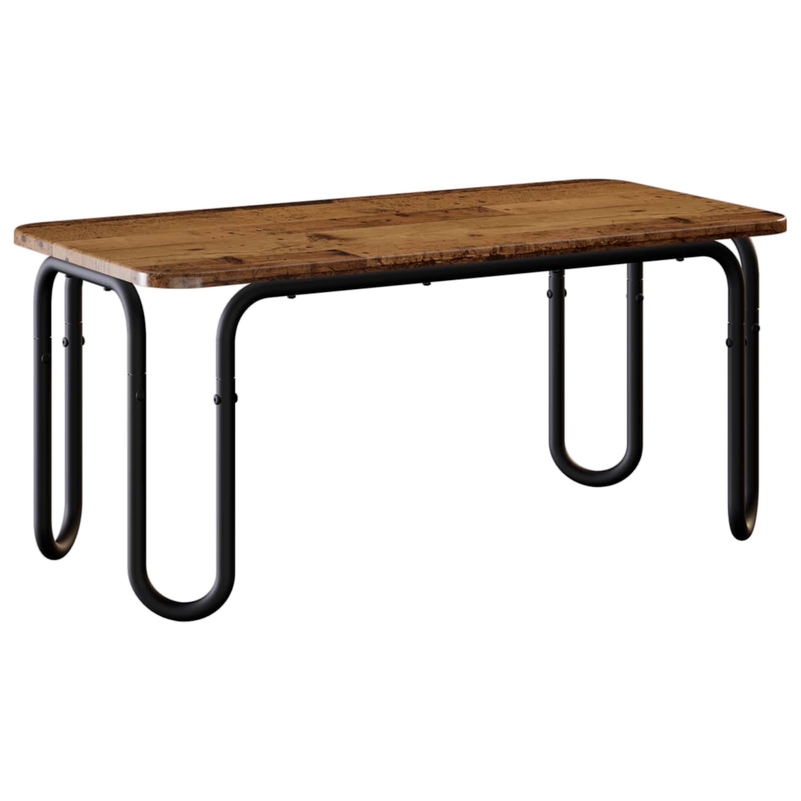 Salontafel Oud hout 100 x 50 x 45 cm Bewerkt hout is nu te koop bij PeponiXL, paradijselijk wonen!