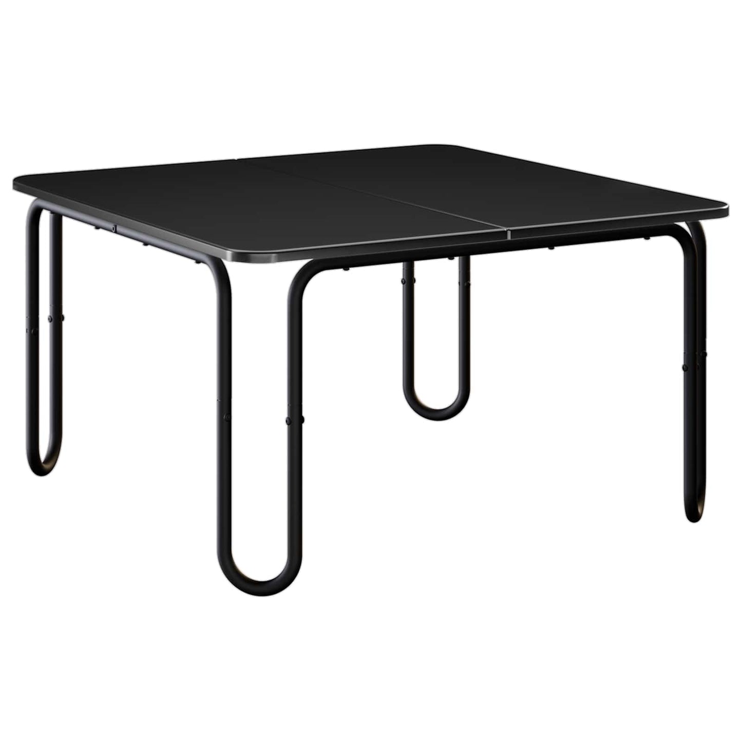 Salontafel Zwart 79,5 x 79,5 x 45 cm Bewerkt hout is nu te koop bij PeponiXL, paradijselijk wonen!