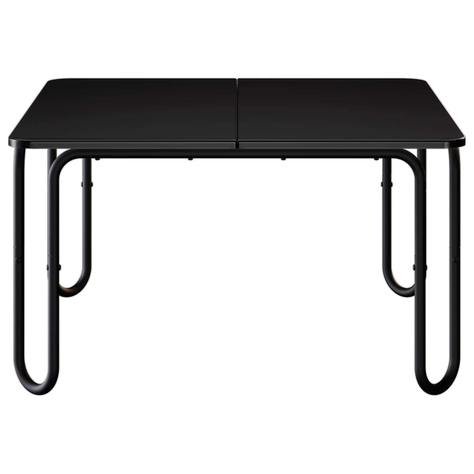 Salontafel Zwart 79,5 x 79,5 x 45 cm Bewerkt hout is nu te koop bij PeponiXL, paradijselijk wonen!